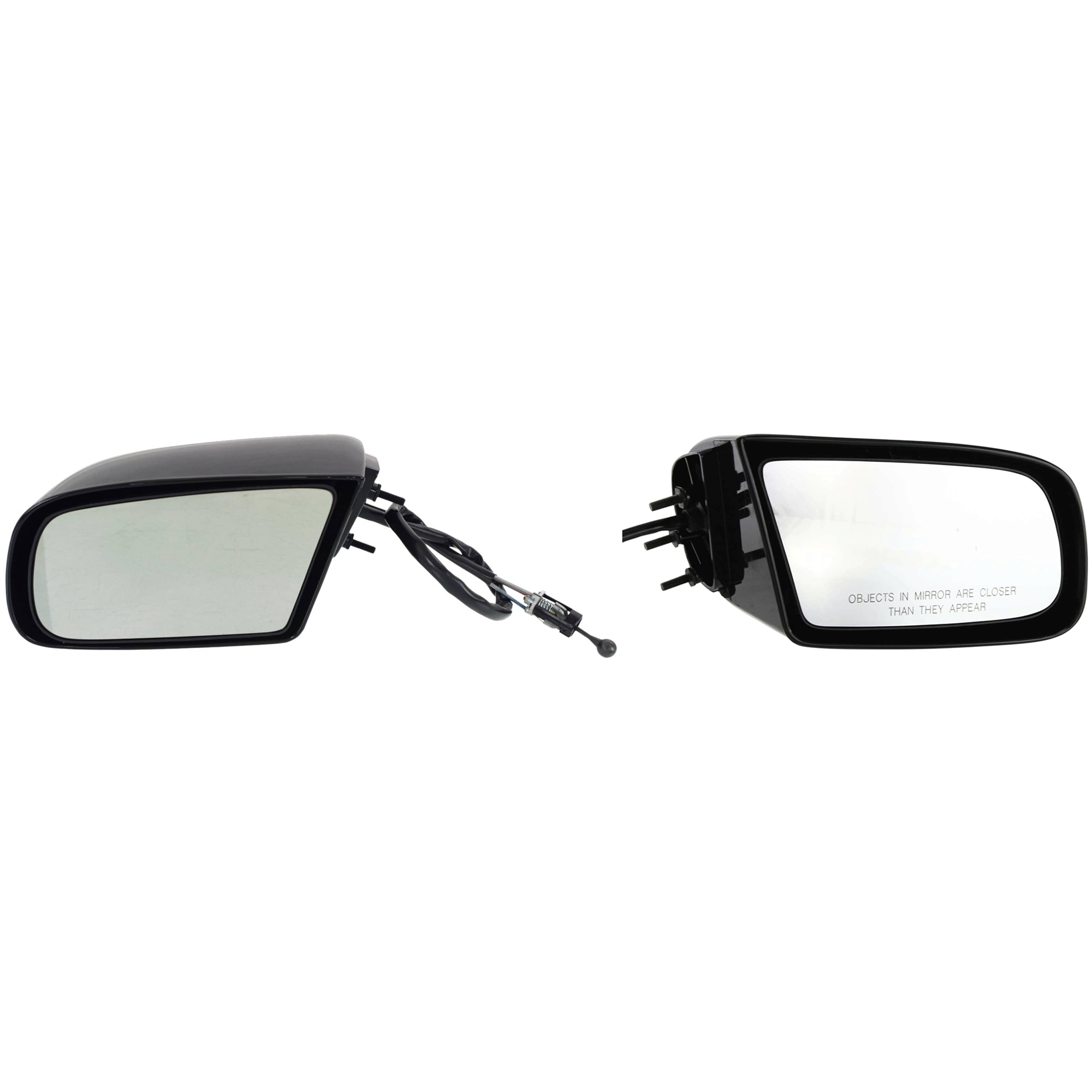 AM LUMINA 90-94 REGAL 88-96 MIRROR RH AND LH Manual Adjust Non Folding Non Heated Paintable SKU SET JGM16R Partslink GM1320115 GM1321113 OEM 88895187-88896761