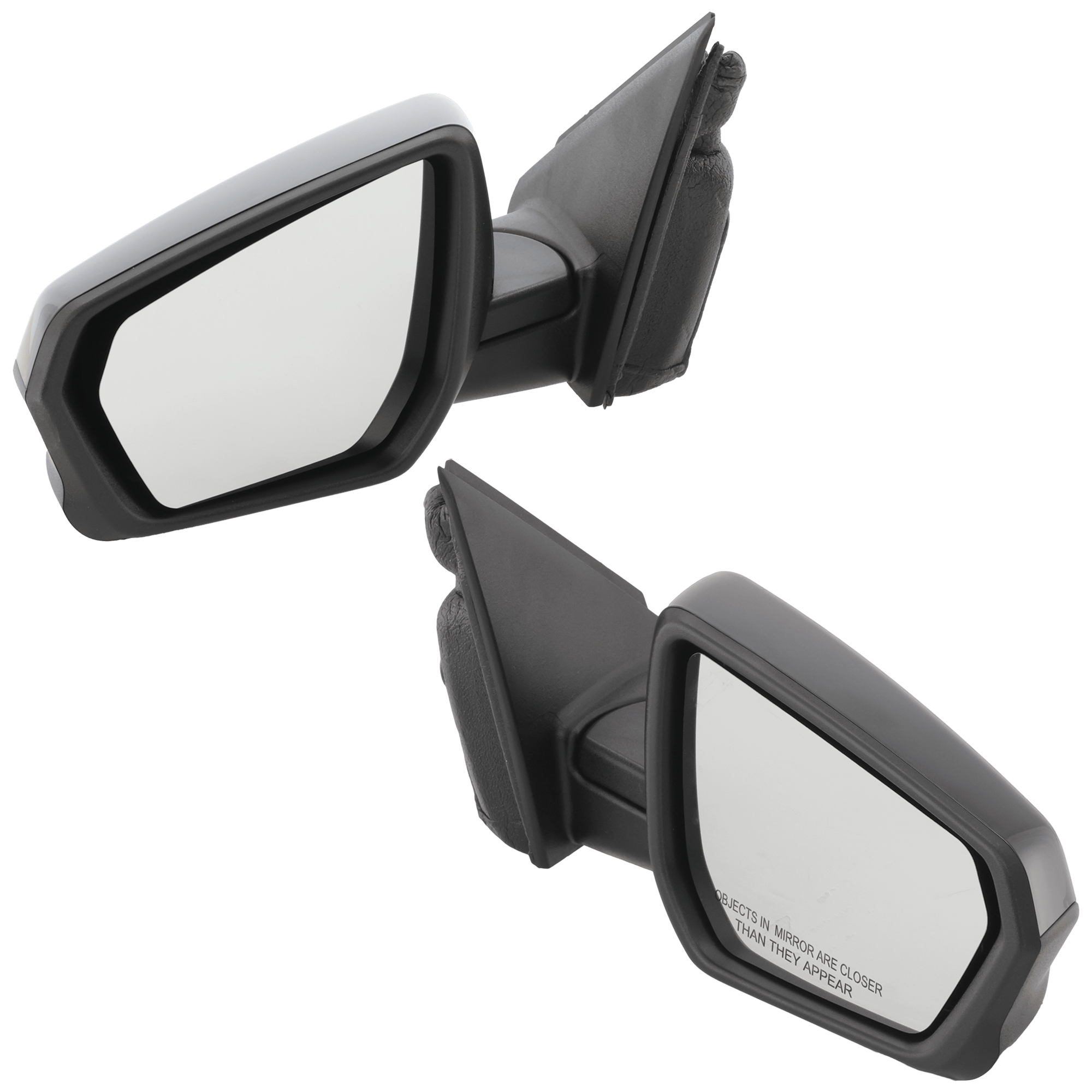 AM TERRAIN EQUINOX 18-24 MIRROR RH AND LH Power Heated Manual Folding Paintable No Blind Spot Feature and Signal Light Exc. Denali Model SKU SET JGM170ER Partslink GM1320560 GM1321560 OEM 84225382-23406417-84225383-234