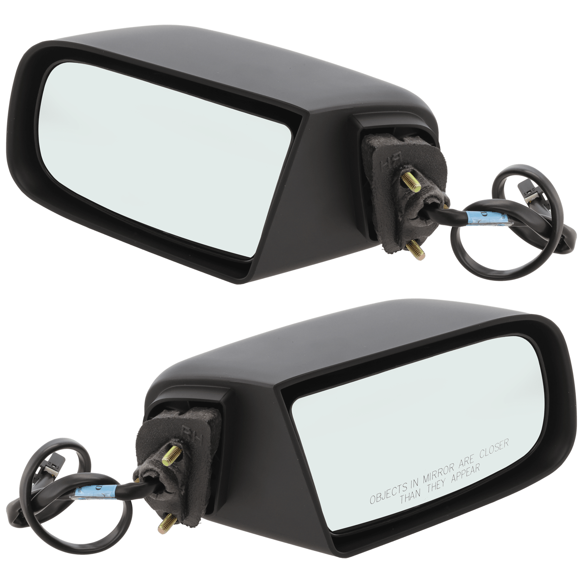 AM REGAL 89-96 MIRROR RH AND LH Power Non Folding Non Heated Paintable SKU SET JGM17R Partslink GM1320114 GM1321114 OEM 88895190-88896759