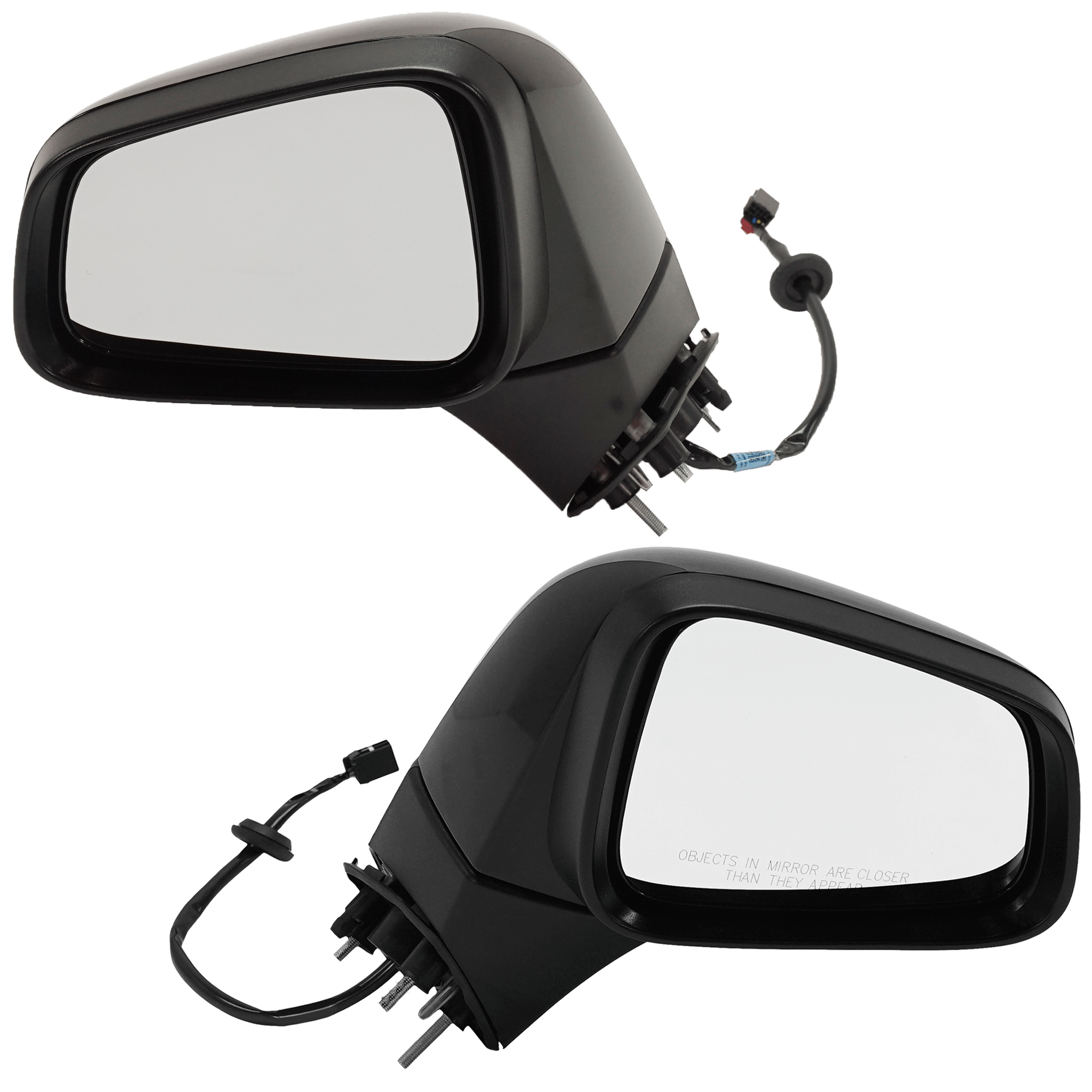 AM TRAX 17-22 MIRROR RH AND LH Power Manual Folding Non Heated Paintable No Signal Light LS Model Korea Built Vehicle SKU SET JGM209ER Partslink GM1320576 GM1321576 OEM 42759060-42759079