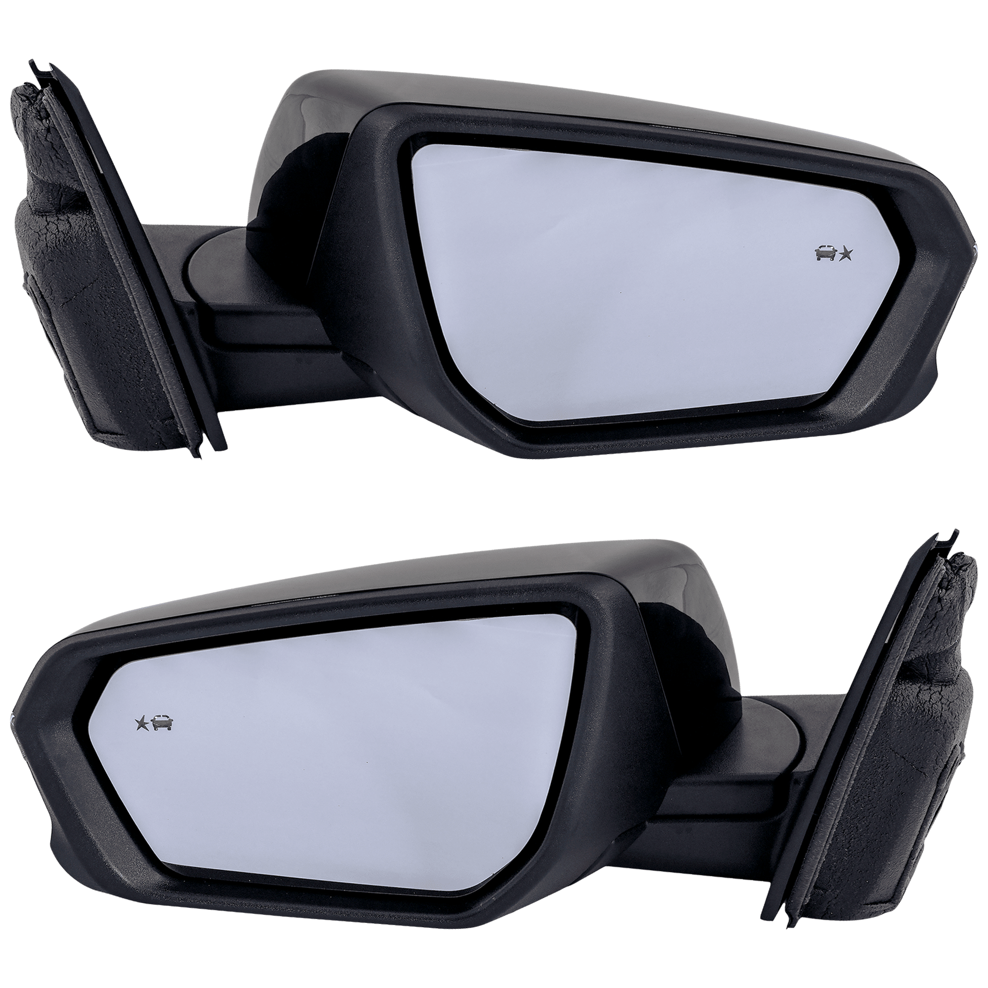 AM TERRAIN EQUINOX 18-23 MIRROR RH AND LH Power Manual Folding Heated Paintable w BSD and Signal Light Exc. Denali Model SKU SET JGM210ER S Partslink GM1320594 GM1321594 OEM 84225387-23406416-84545949-234