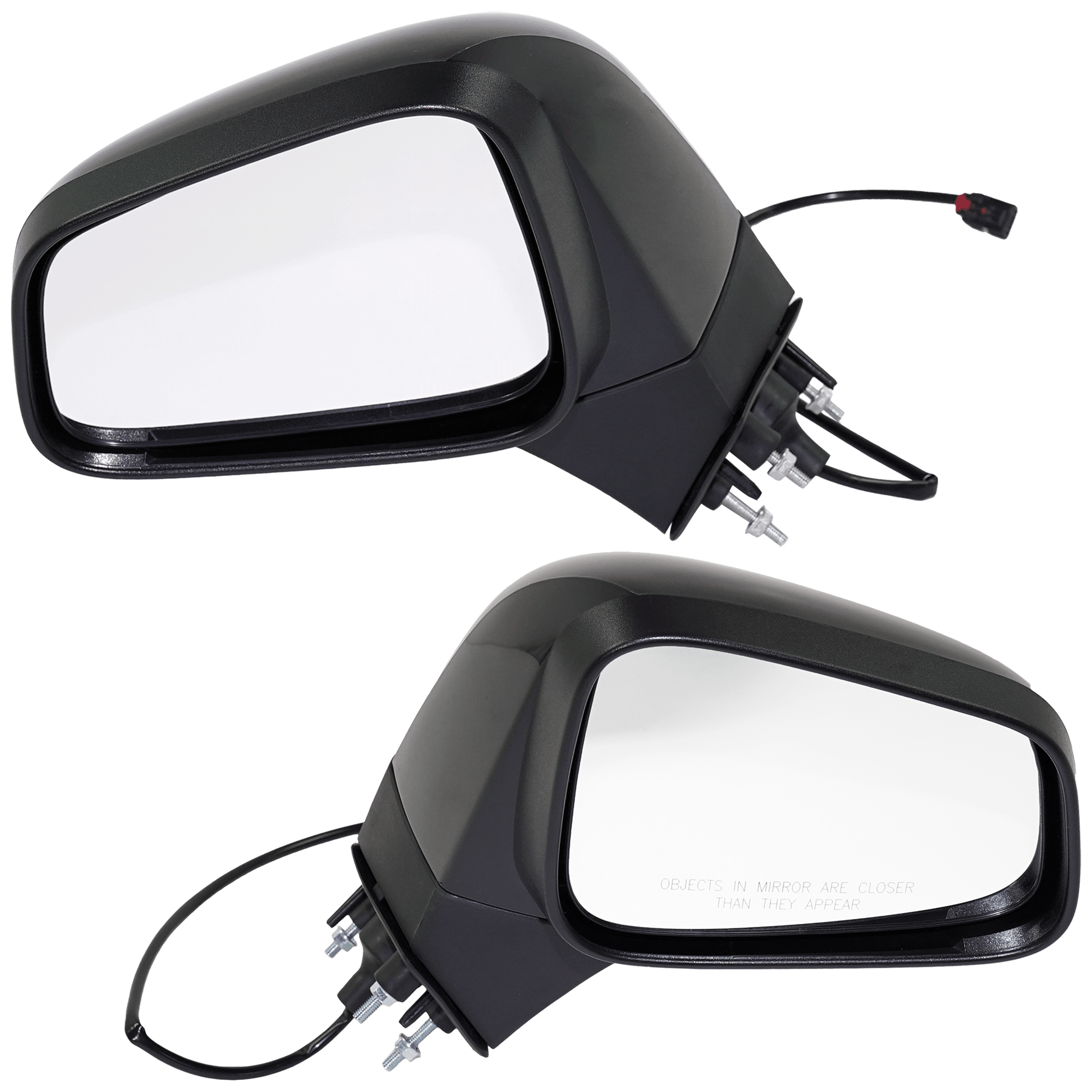 AM TRAX 17-20 MIRROR RH AND LH Power Manual Folding Non Heated Paintable No Signal Light LS Model Mexico Built Vehicle SKU SET JGM212ER Partslink GM1320578 GM1321578 OEM 42654471-42654474