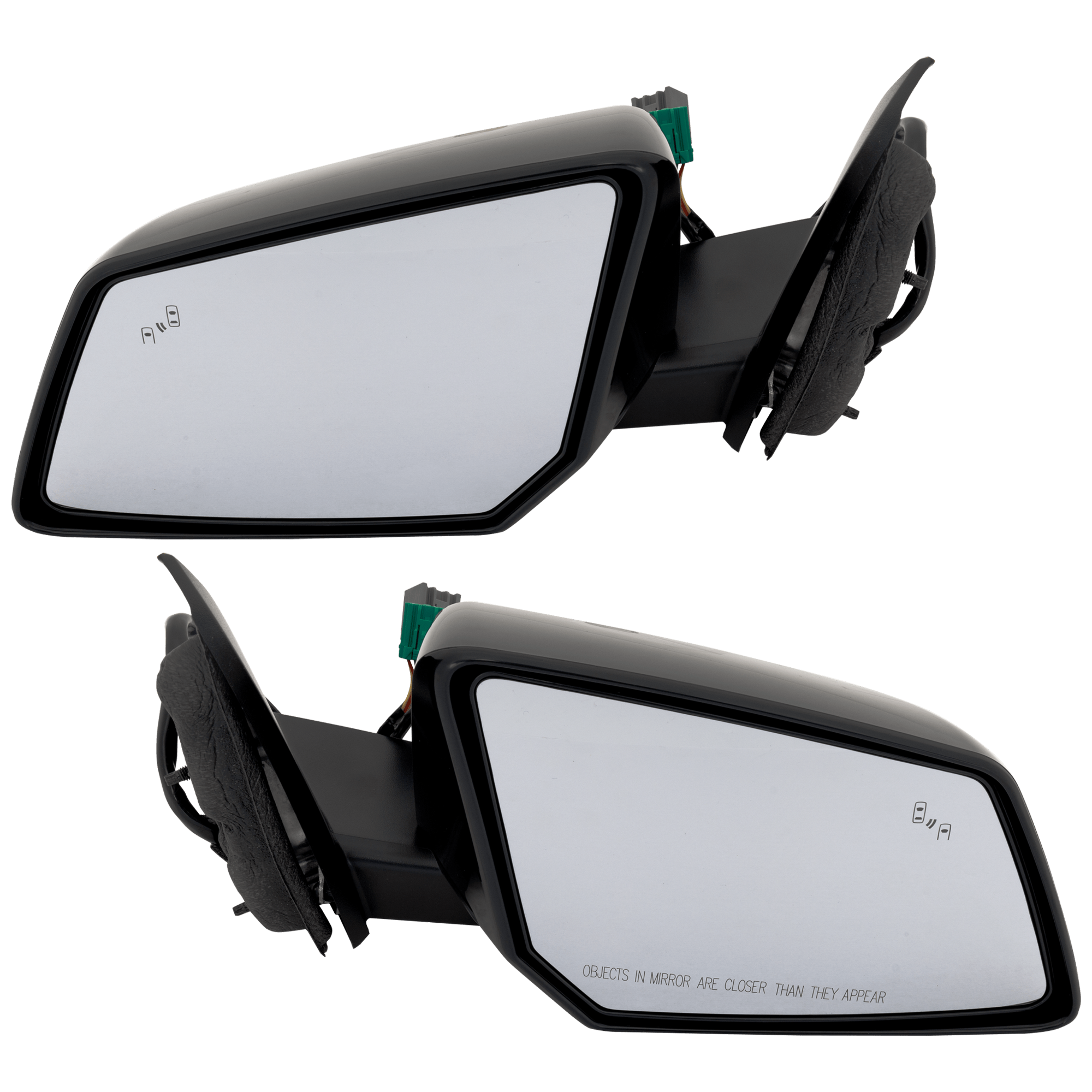AM ACADIA 13-16 TRAVERSE 13-17 MIRROR RH AND LH Power Power Folding Heated Paintable w BSD in Glass In housing Signal Light and Memory No Auto dimming SKU SET JGM218ER S Partslink GM1320592 GM1321592 OEM 84216799 PFM 84216800