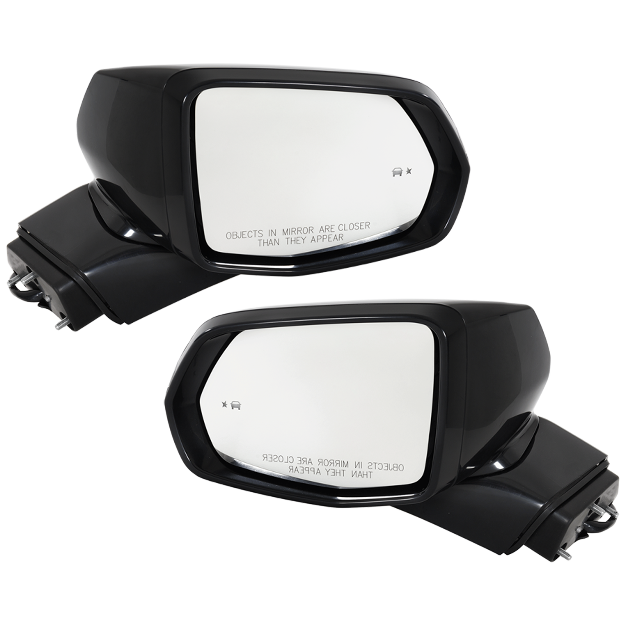 AM BLAZER 19-21 MIRROR RH AND LH Power Manual Folding Heated Paintable w In housing Signal Light Memory BSD in Glass No Puddle Light Auto Dimming SKU SET JGM220ER S Partslink GM1320623 GM1321623 OEM 84539683 PFM 84294428-84539684