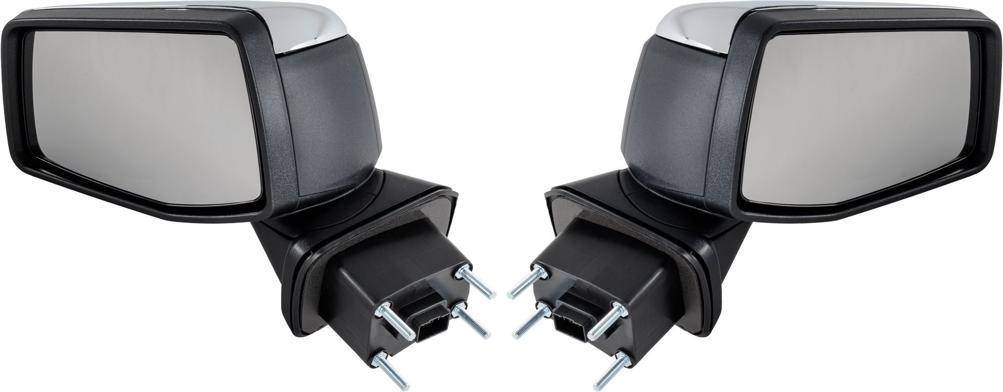AM SILVERADO 1500-19-23 SILVERADO 1500 LTD 22-22 MIRROR RH AND LH Power Heated Manual Folding Chrome No Auto dimming and Signal Light w Temp Sensor RH SKU SET JGM226ER Partslink GM1320585 GM1321585 OEM 84823218-84575698-84732161-843