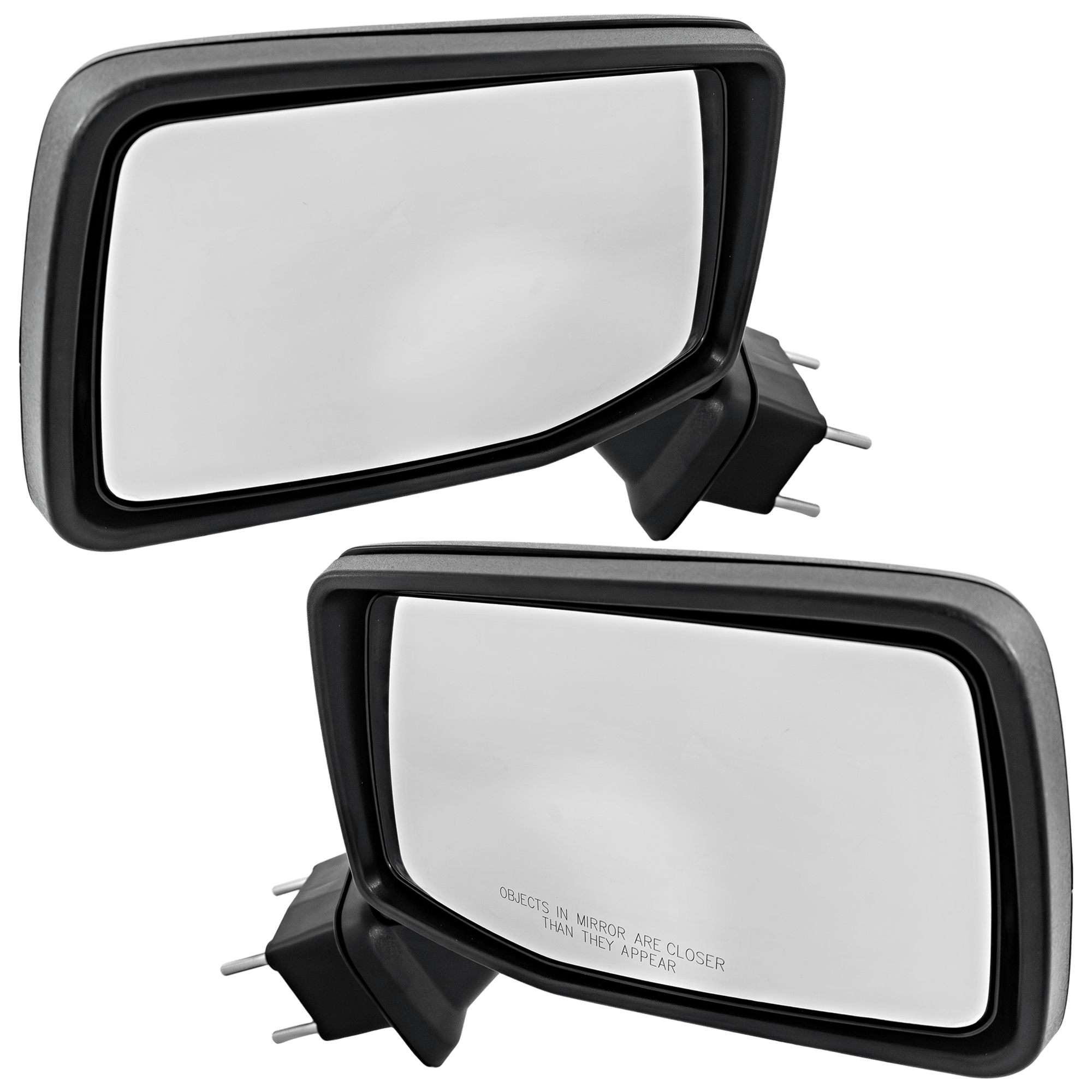 AM SIERRA 1500-19-23 MIRROR RH AND LH Non Towing Manual Adjust Manual Folding Non Heated Textured Base Model SKU SET JGM228R Partslink GM1320646 GM1321646 OEM 84823213-84732427-84823214-845