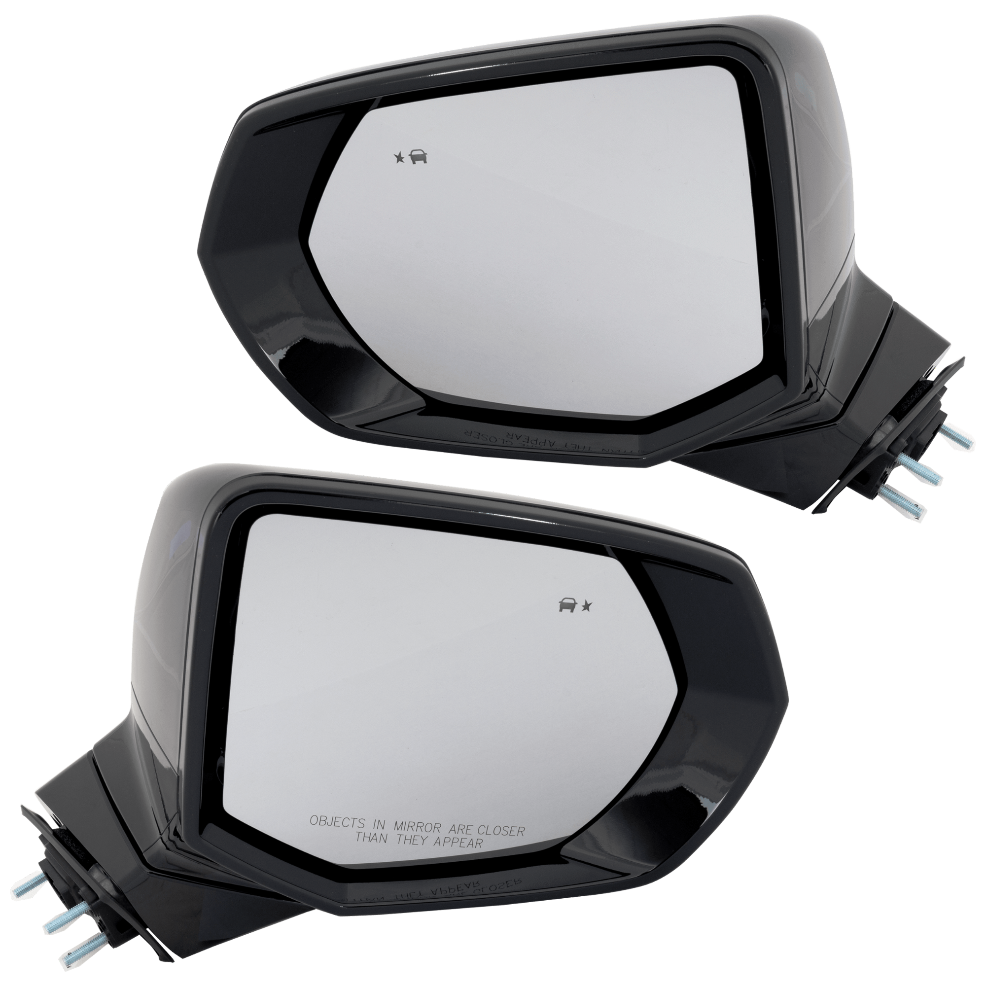 AM TAHOE SUBURBAN 21-24 MIRROR RH AND LH Non Towing Power Manual Folding Heated Paintable w BSD No Auto dimming Memory Puddle Light and Signal Light SKU SET JGM244ER S Partslink GM1320657 GM1321657 OEM 84977313 PFM 84977314 PFM