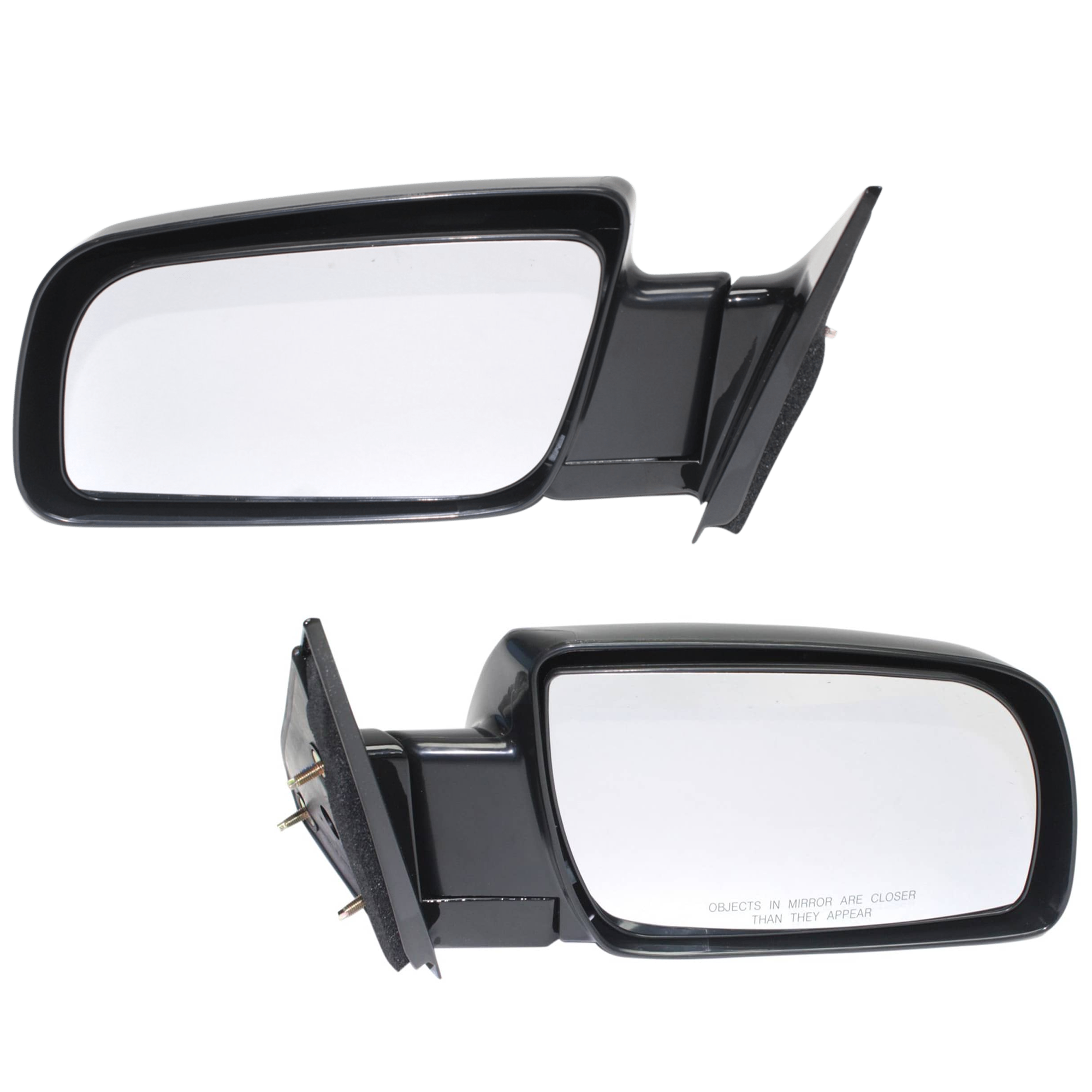 AM C K FULL SIZE P U 88-02 MIRROR RH AND LH Non Towing Manual Adjust Manual Folding Non Heated Paintable No Auto dimming BSD Memory and Signal Light Standard Type SKU SET JGM24R Partslink GM1320123 GM1321123 OEM 15764759-15764760