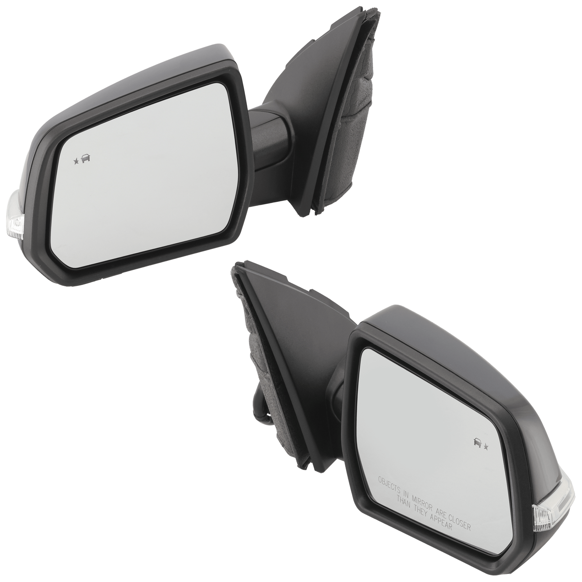 AM ACADIA 20-22 MIRROR RH AND LH Power Manual Folding Heated Paintable w BSD Turn Signal Light Memory No Puddle Light Auto Dimming SLT AT4 Models SKU SET JGM257ER S Partslink GM1320655 GM1321655 OEM 84443079 PFM 84579493 PFM
