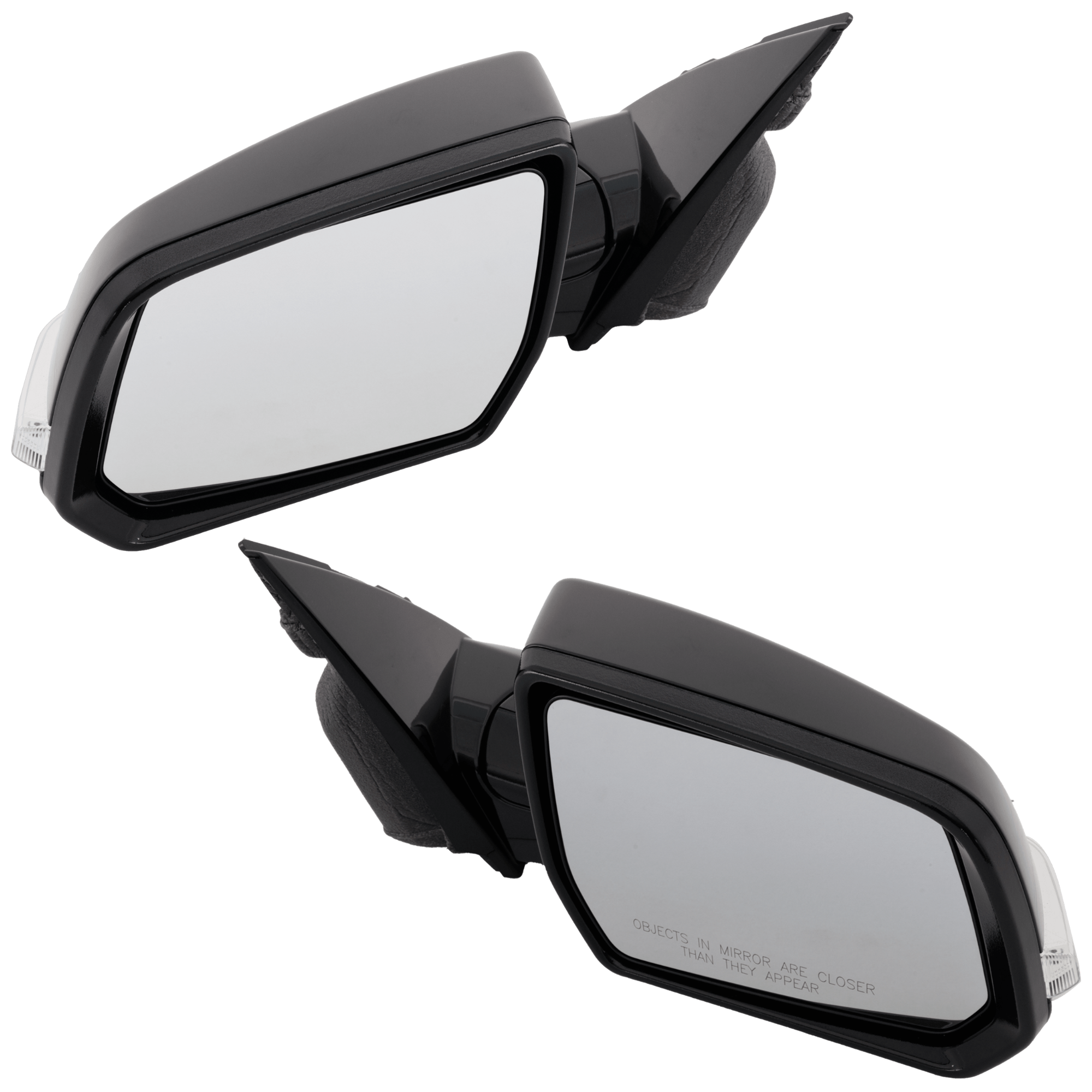 AM TRAVERSE 18-19 MIRROR RH AND LH Power Manual Folding Heated Paintable w Signal Light No Auto dimming Memory Puddle Light and Lane Change Assist LT Model SKU SET JGM267ER S Partslink GM1320600 GM1321600 OEM 84498309 PFM