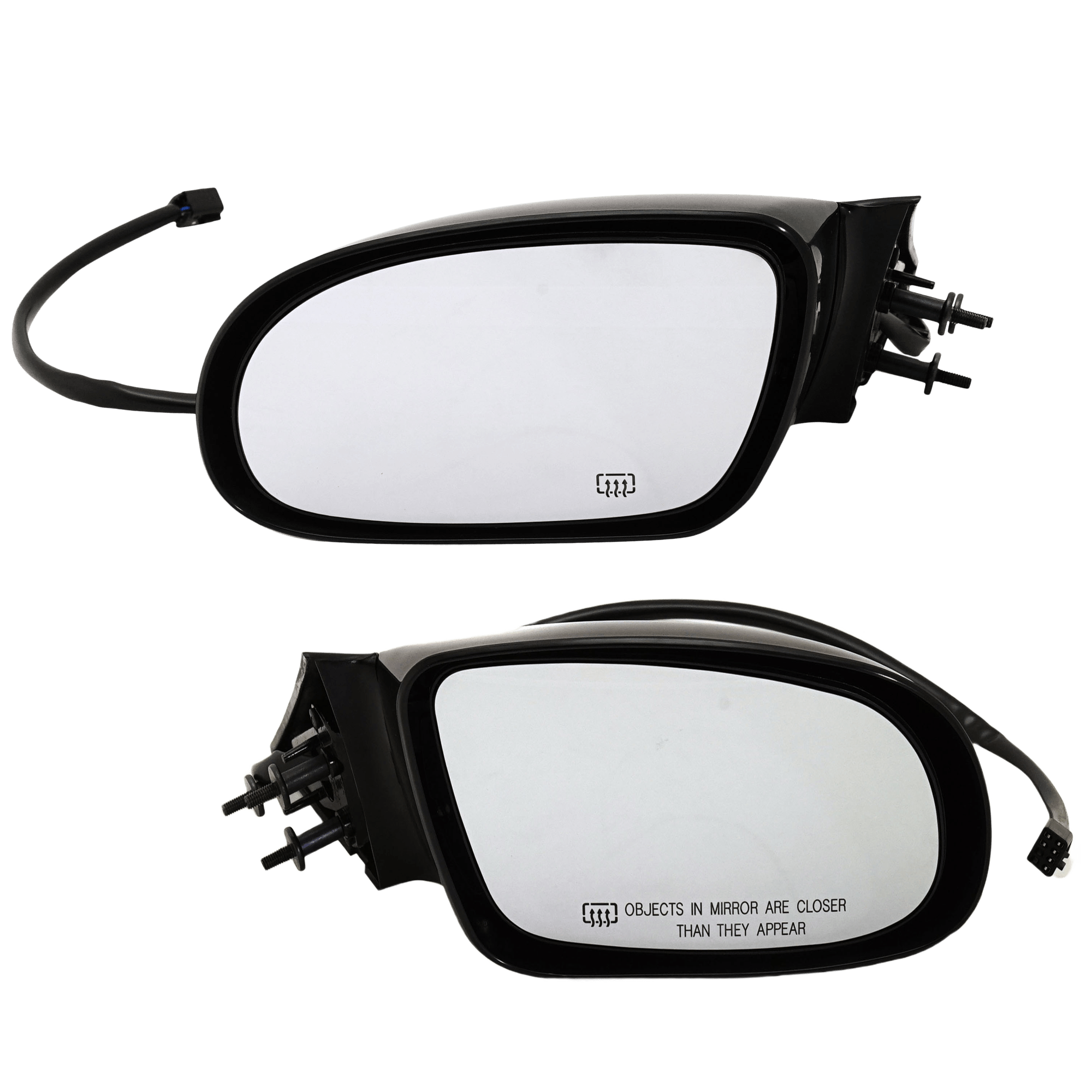 AM CAPRICE 95-96 MIRROR RH AND LH Power Manual Folding Heated Paintable SKU SET JGM31ER Partslink GM1320119 GM1321119 OEM 10231120-10231121