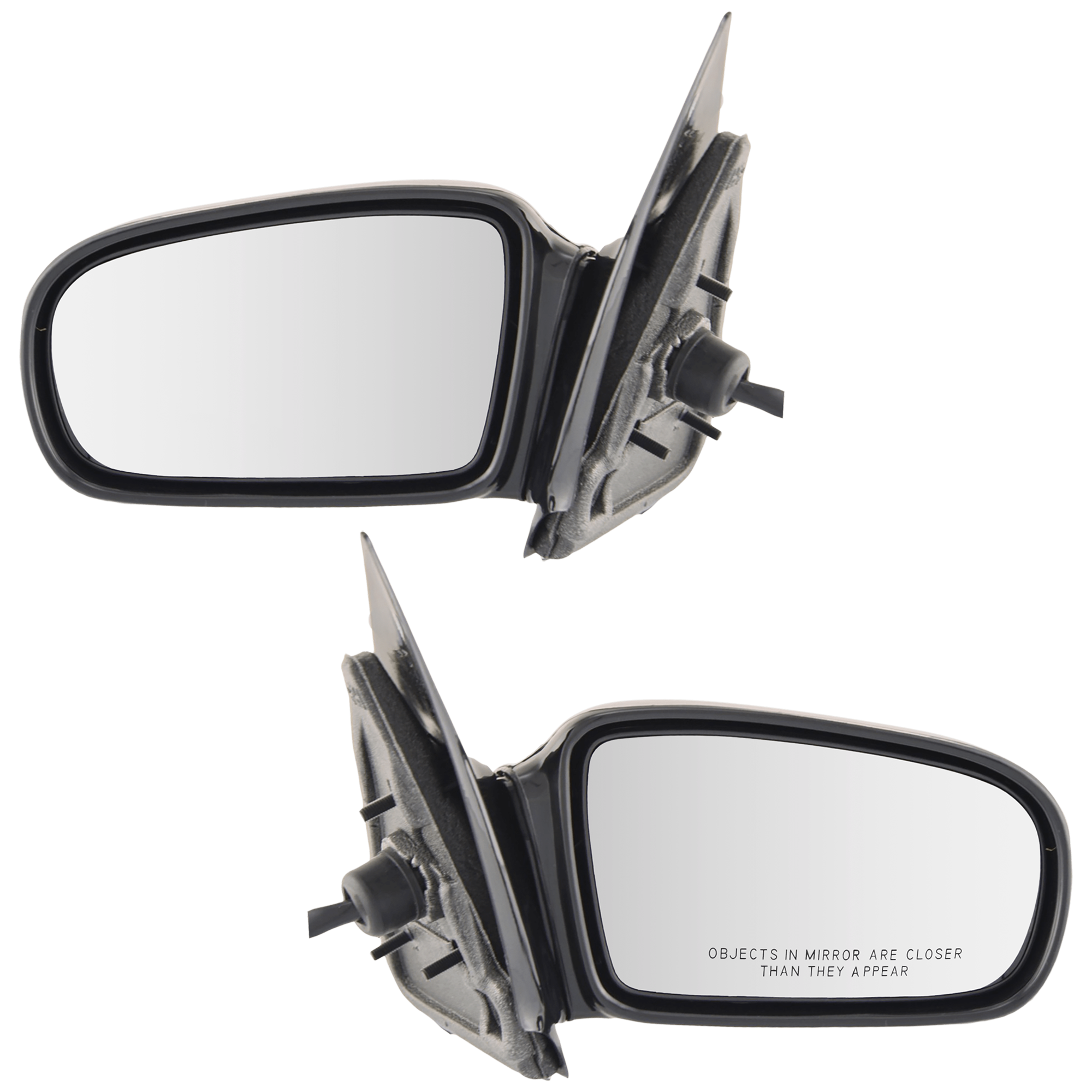 AM CAVALIER SUNFIRE 95-05 MIRROR RH AND LH Power Manual Folding Non Heated Paintable Coupe SKU SET JGM33ER Partslink GM1320149 GM1321149 OEM 10362464-22728842