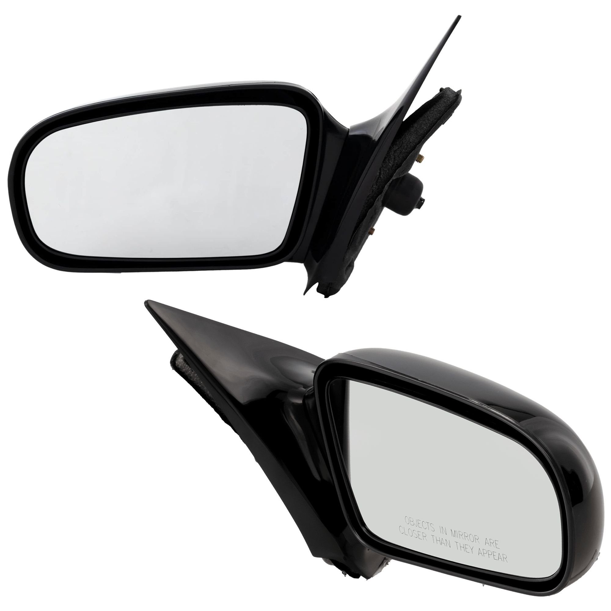 AM CAVALIER SUNFIRE 95-05 MIRROR RH AND LH Manual Adjust Non Heated Non Folding Paintable No Auto dimming BSD Memory and Signal Light Coupe SKU SET JGM33R Partslink GM1320148 GM1321148 OEM 10362466-22728847