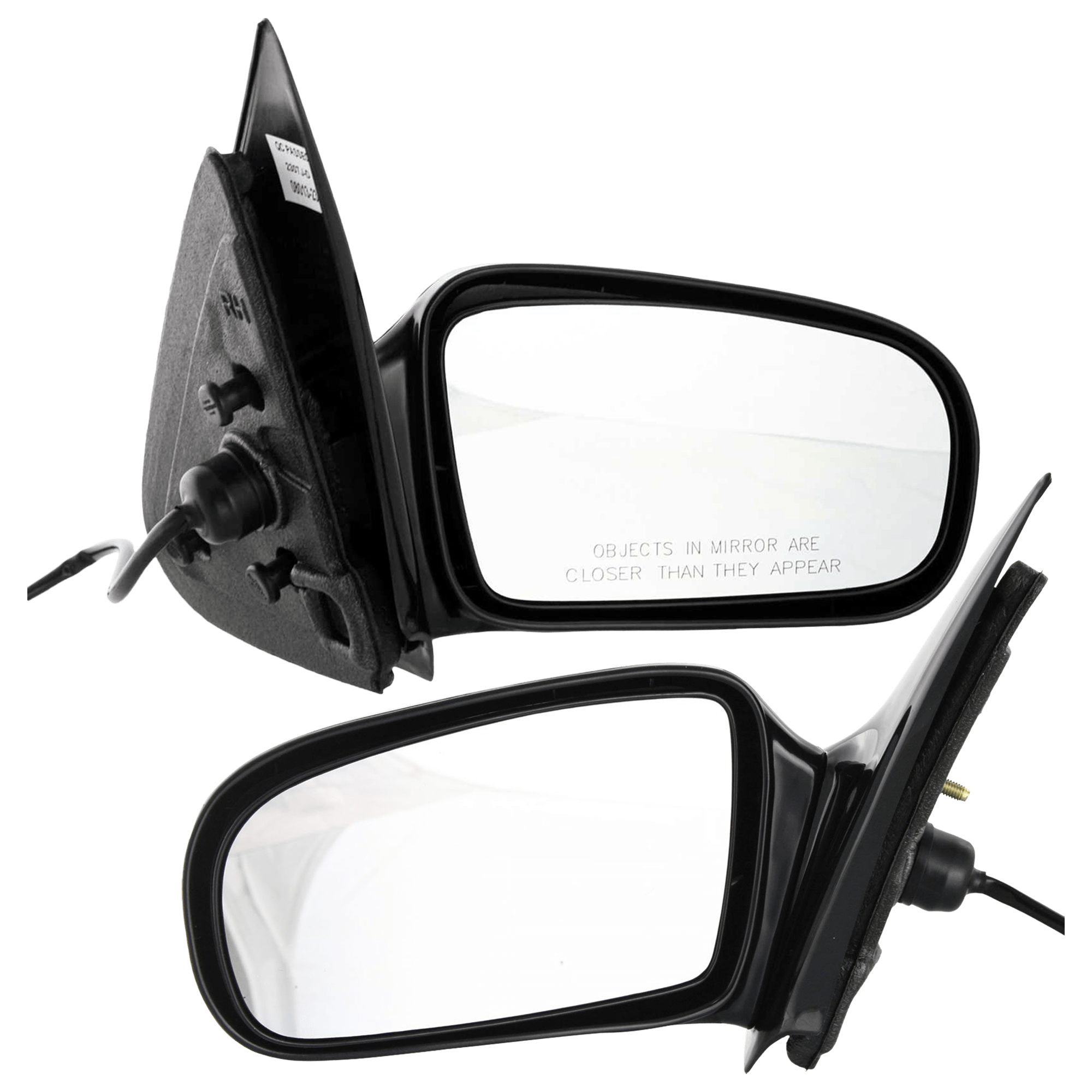 AM CAVALIER SUNFIRE 95-05 MIRROR RH AND LH Power Manual Folding Non Heated Paintable Sedan SKU SET JGM34ER Partslink GM1320165 GM1321165 OEM 10362465-22728844