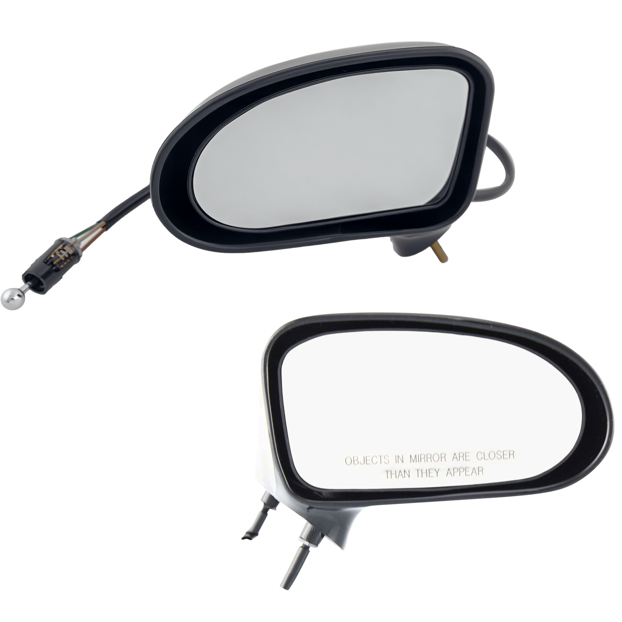 AM LE SABRE 92-99 MIRROR RH AND LH Manual Adjust Non Heated Non Folding Paintable SKU SET JGM35R Partslink GM1320201 GM1321201 OEM 20744296-25607496