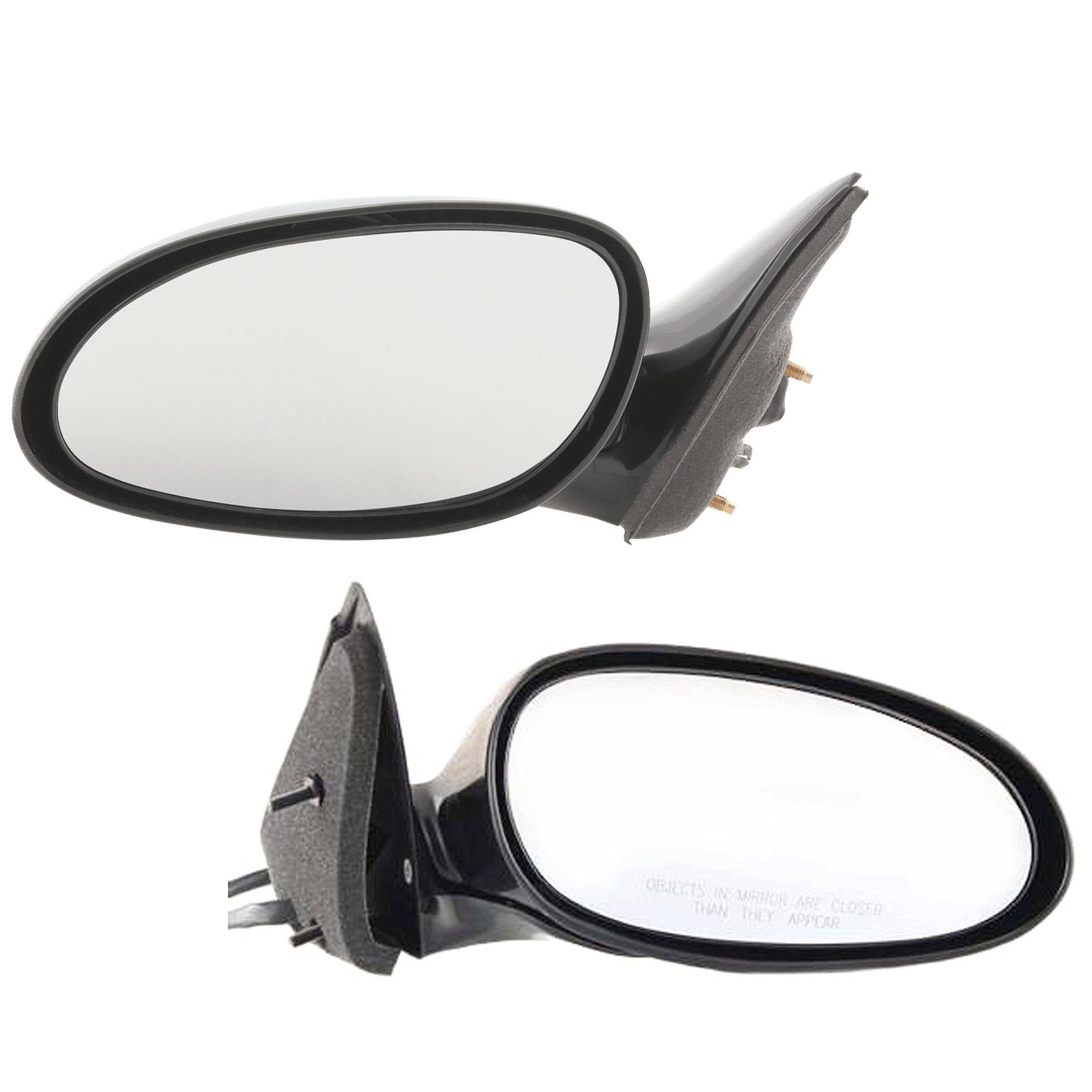 AM CENTURY REGAL 97-05 MIRROR RH AND LH Power Manual Folding Non Heated Paintable SKU SET JGM48ER Partslink GM1320212 GM1321212 OEM 10316956-10316957