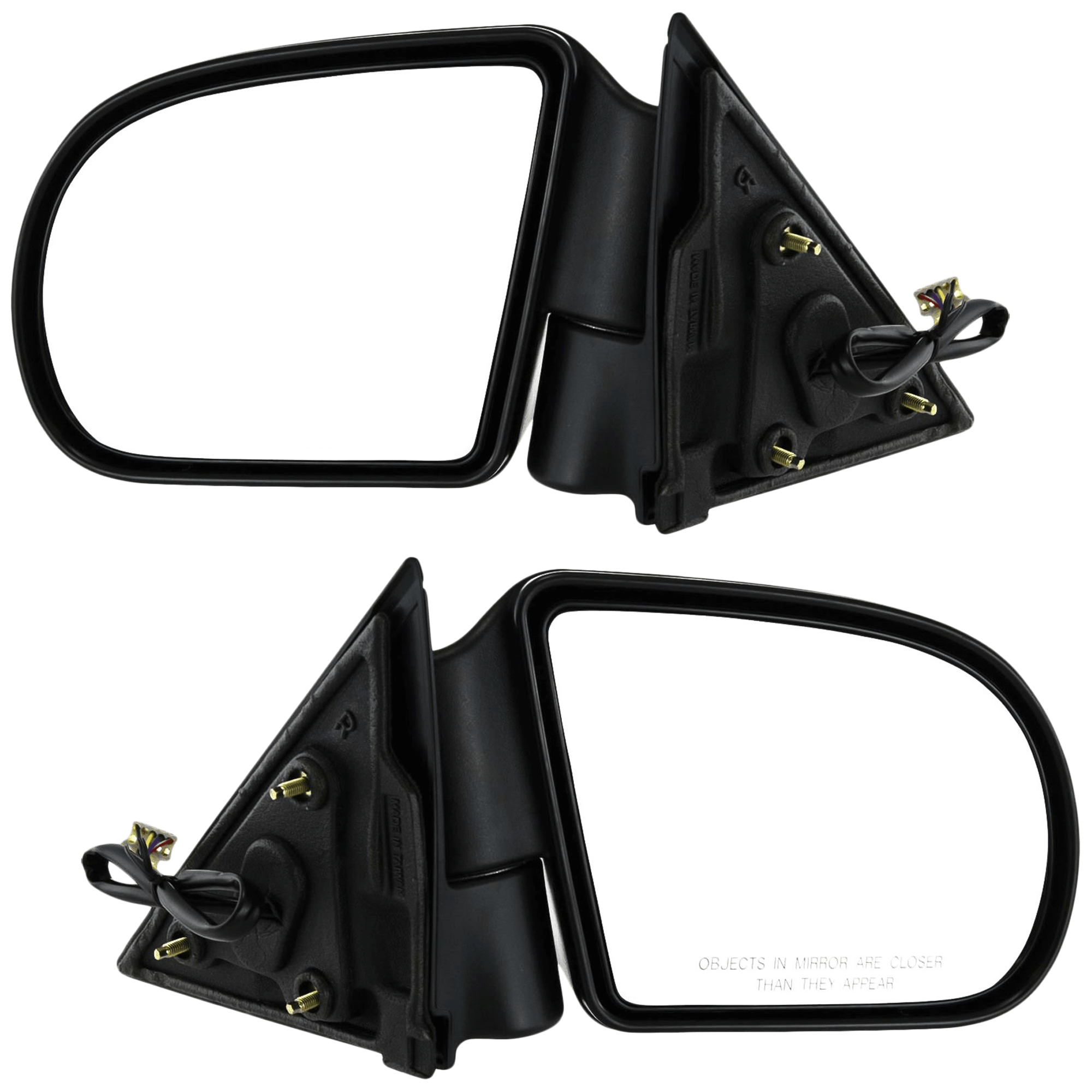 AM S10 PICKUP 99-04 BLAZER 99-05 MIRROR RH AND LH Power Manual Folding Heated Textured SKU SET JGM49ER Partslink GM1320192 GM1321192 OEM 15105940-15105941