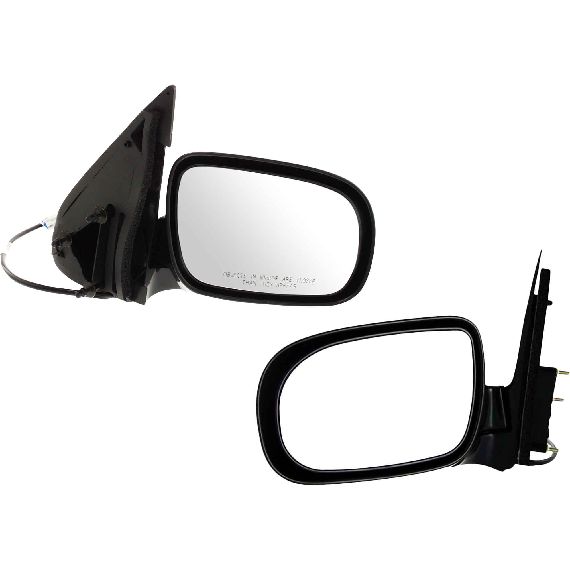 AM VENTURE 97-05 UPLANDER 05-09 MIRROR RH AND LH Power Manual Folding Non Heated Paintable SKU SET JGM51ER Partslink GM1320222 GM1321222 OEM 1030803-1030804