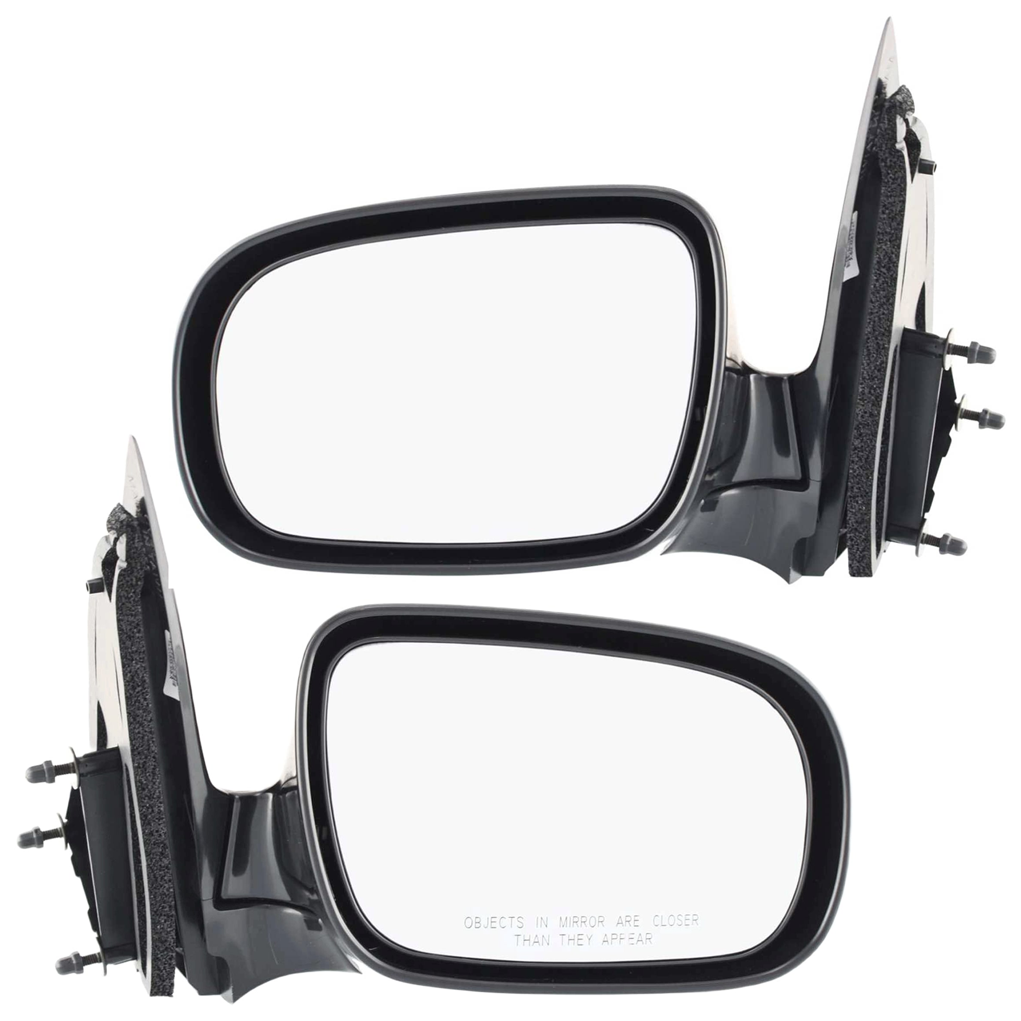 AM VENTURE 97-05 UPLANDER 05-09 MIRROR RH AND LH Manual Adjust Manual Folding Non Heated Paintable SKU SET JGM51R Partslink GM1320315 GM1321315 OEM 10349530-10349531