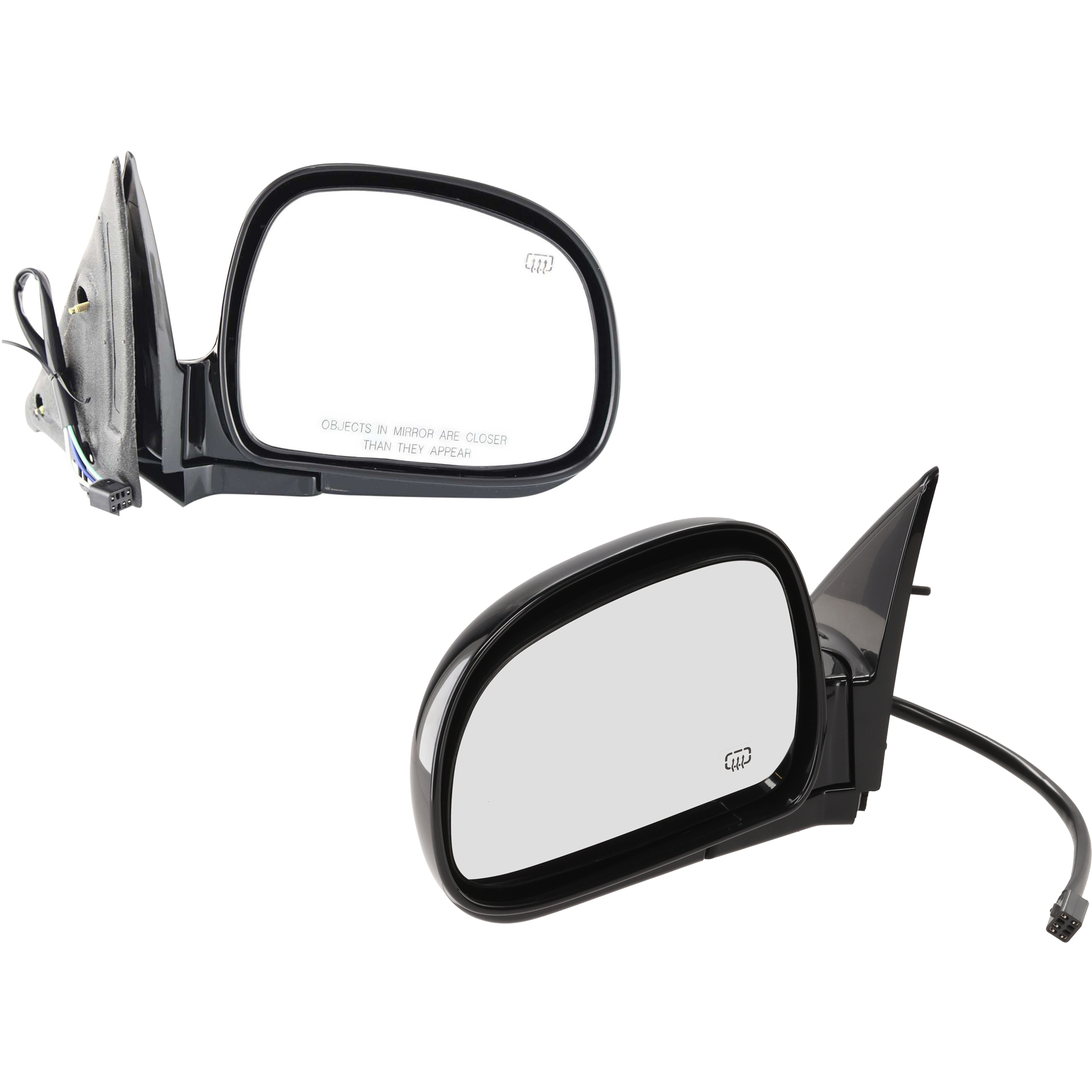 AM S10 PICKUP BLAZER 98-98 MIRROR RH AND LH Power Manual Folding Heated Paintable SKU SET JGM58ER Partslink GM1320171 GM1321171 OEM 15151119-15151120