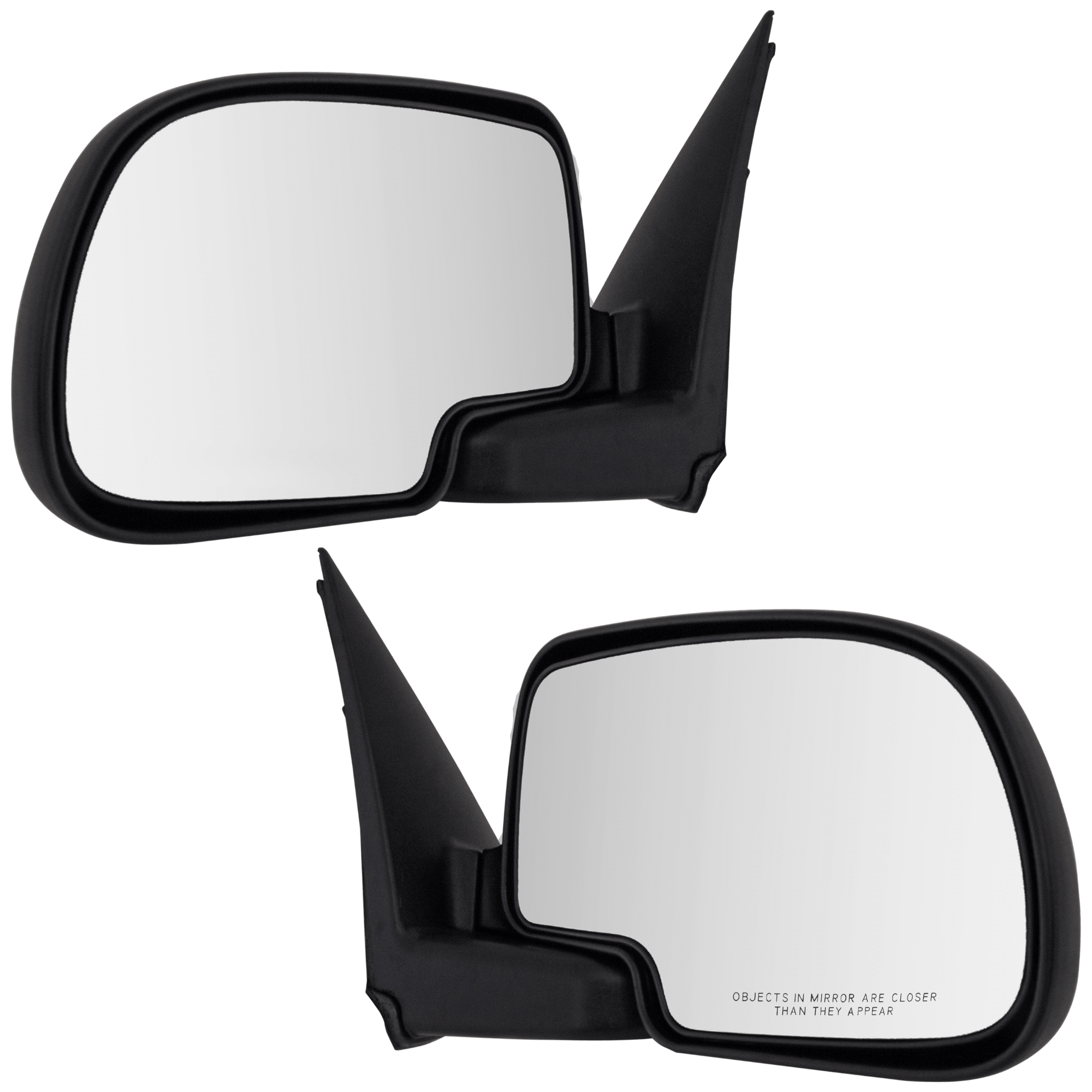 AM SILVERADO SIERRA 99-06 MIRROR RH AND LH Non Towing Manual Adjust Manual Folding Non Heated Textured Includes 2007 Classic SKU SET JGM59R Partslink GM1320230 GM1321230 OEM 25876714-25876715