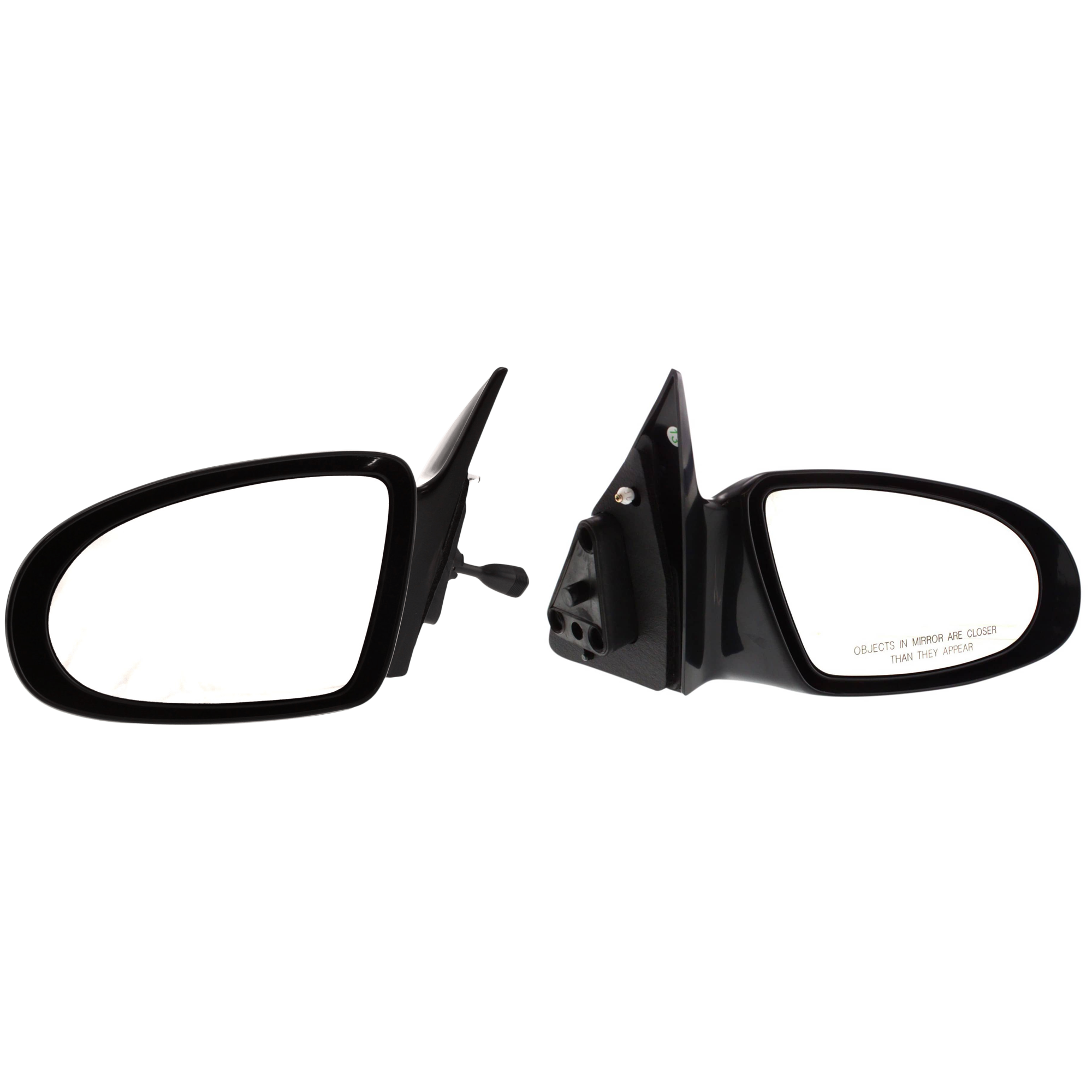 AM PRIZM 93-97 MIRROR RH AND LH Manual Adjust Non Folding Non Heated Paintable SKU SET JGM65R Partslink GM1320259 GM1321259 OEM 94855319-94855360