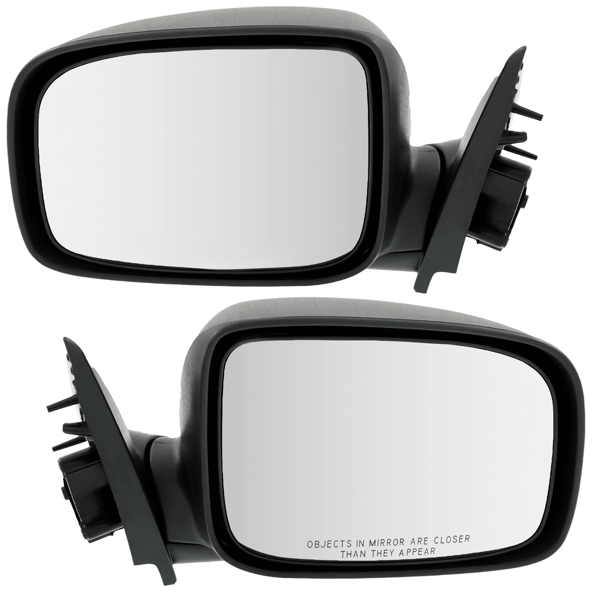AM COLORADO CANYON 04-12 MIRROR RH AND LH Manual Adjust Manual Folding Non Heated Textured SKU SET JGM66R Partslink GM1320286 GM1321286 OEM 15246903-15246904
