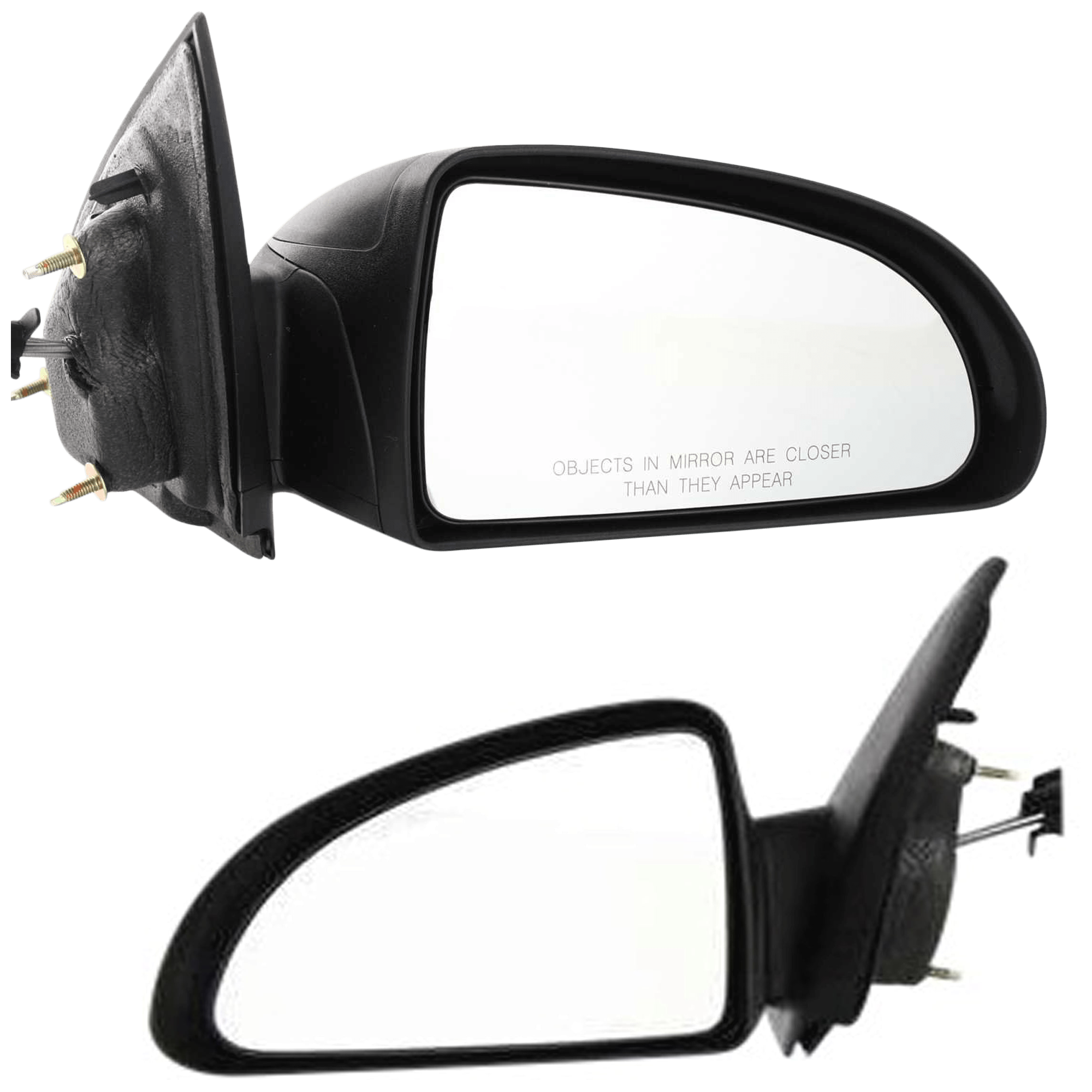 AM COBALT 05-10 G5-07-09 MIRROR RH AND LH Manual Adjust Non Folding Non Heated Paintable Coupe SKU SET JGM70R Partslink GM1320309 GM1321309 OEM 15943864-15943876
