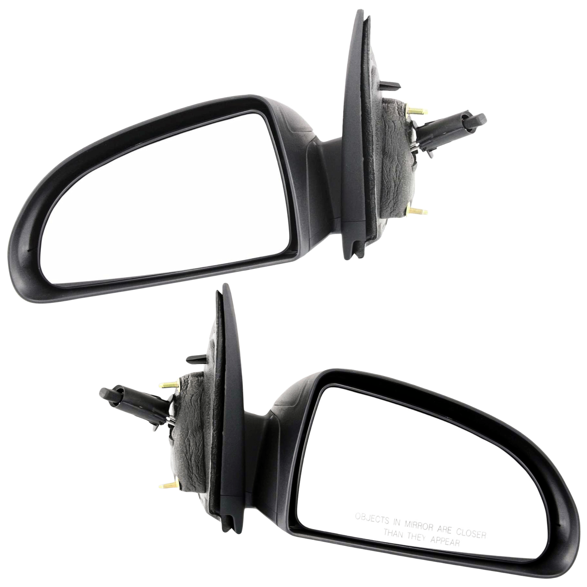 AM COBALT 05-10 MIRROR RH AND LH Manual Adjust Non Folding Non Heated Paintable No Auto dimming BSD Memory and Signal Light Sedan SKU SET JGM71R Partslink GM1320310 GM1321310 OEM 15943877-15943878