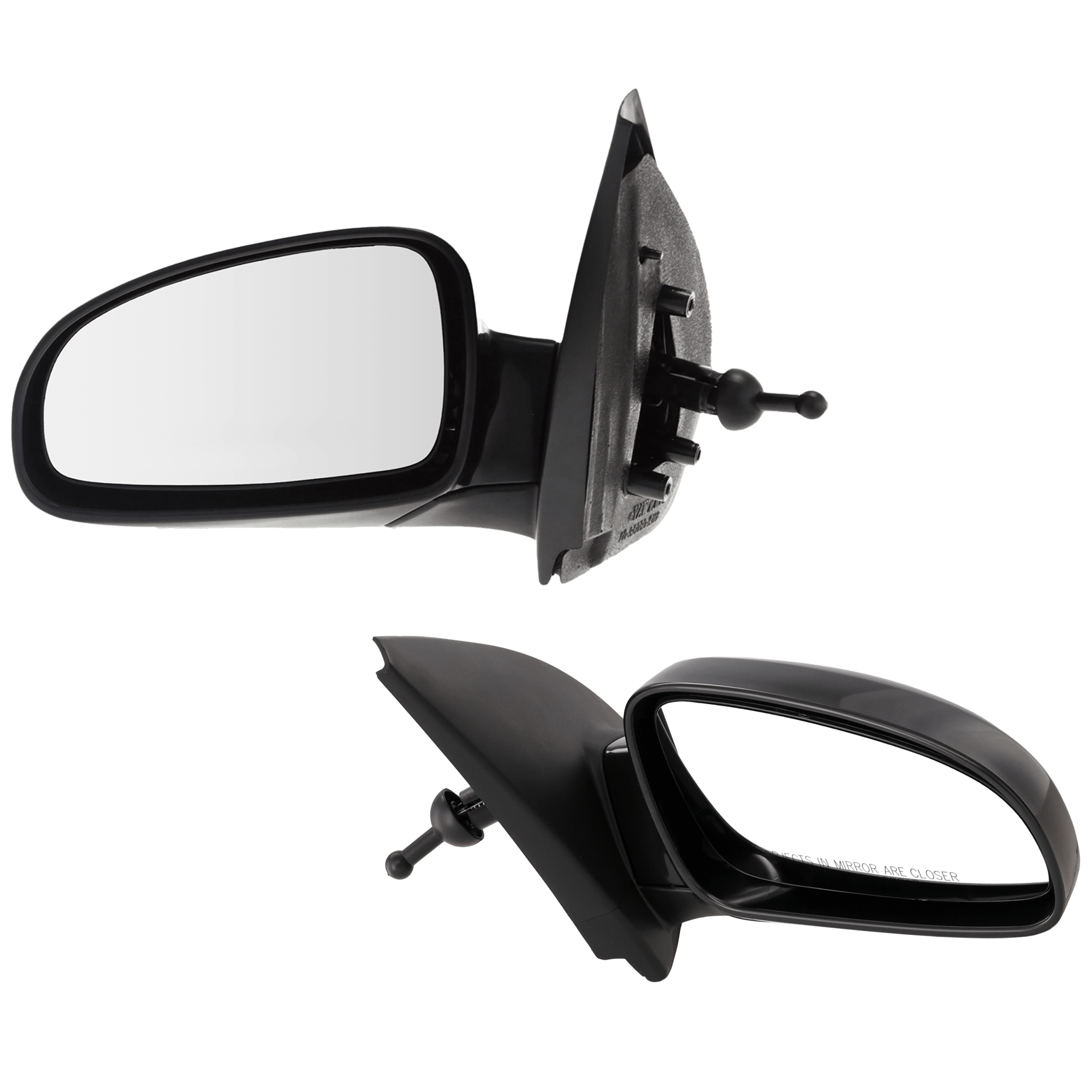AM AVEO 04-07 AVEO5-06-11 MIRROR RH AND LH Manual Adjust Manual Folding Non Heated Paintable No Auto dimming BSD Memory and Signal Light Hatchback Sedan SKU SET JGM76R Partslink GM1320326 GM1321326 OEM 96406187-96406189