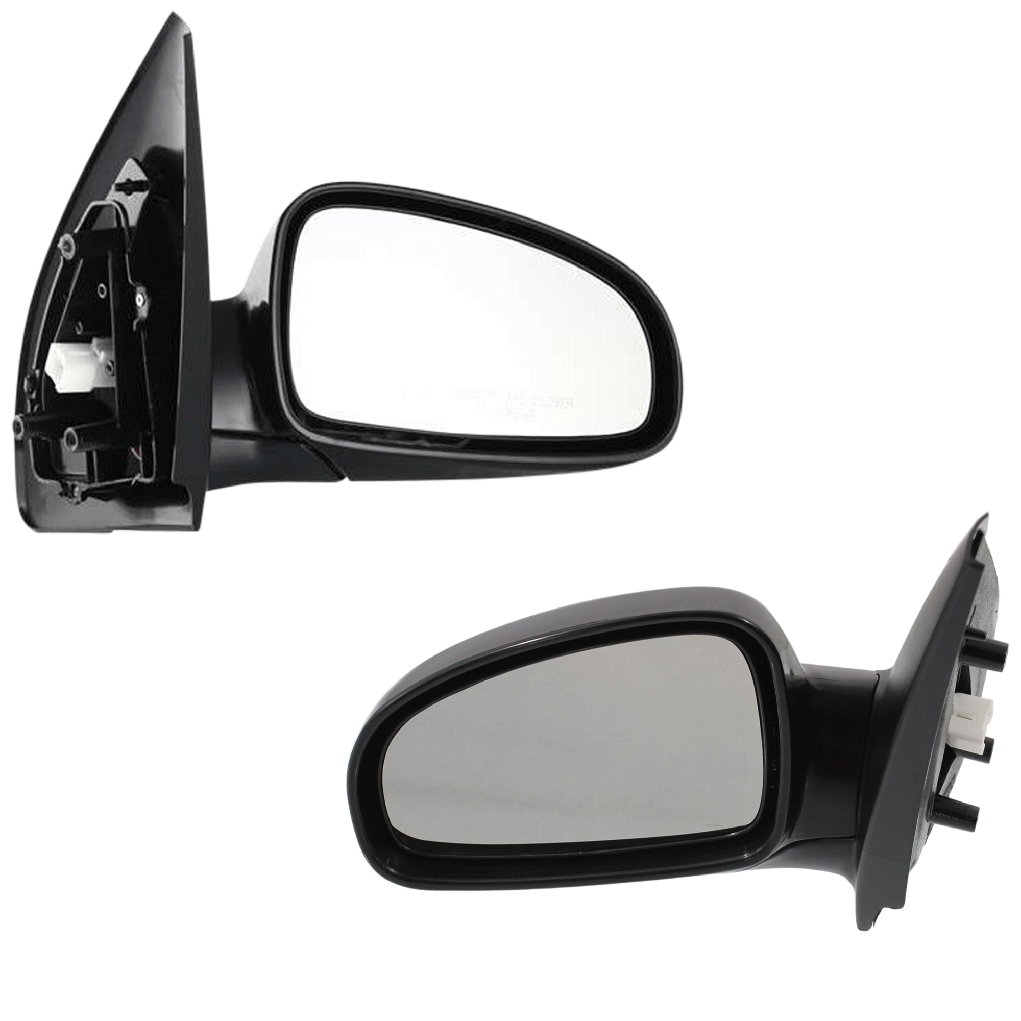 AM AVEO 05-07 AVEO5-09-11 MIRROR RH AND LH Power Manual Folding Heated No Auto dimming No Blind Spot Feature No Signal Light No Memory Non Towing Paintable Hatchback Sedan SKU SET JGM77ER Partslink GM1320385 GM1321327 OEM 96406191-96600400