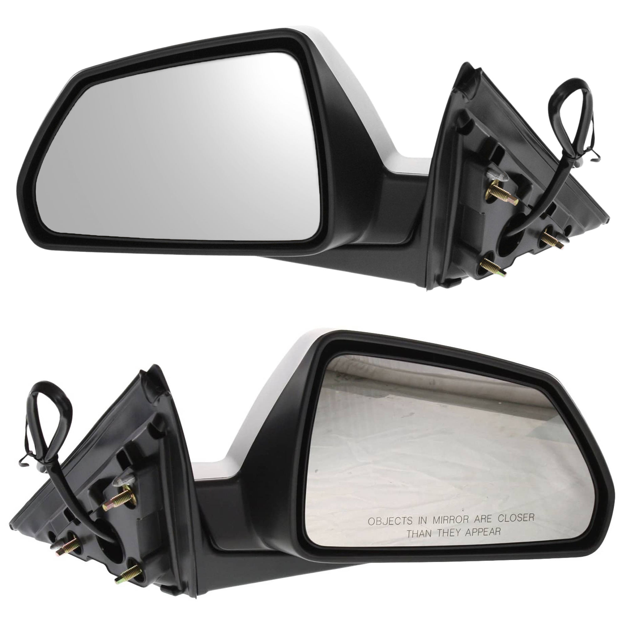 AM CTS 08-14 MIRROR RH AND LH Power Manual Folding Heated Paintable No Auto dimming BSD Memory and Signal Light SKU SET JGM83ER Partslink GM1320403 GM1321403 OEM 25828082-25828083
