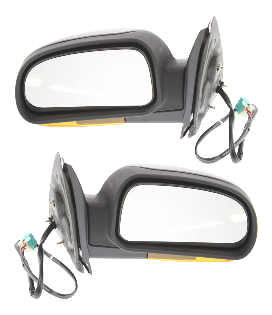 AM TRAILBLAZER 02-09 MIRROR RH AND LH Power Power Folding Heated Textured w Signal Light SKU SET JGM94ER S Partslink GM1320316 GM1321316 OEM 15789790-15789792