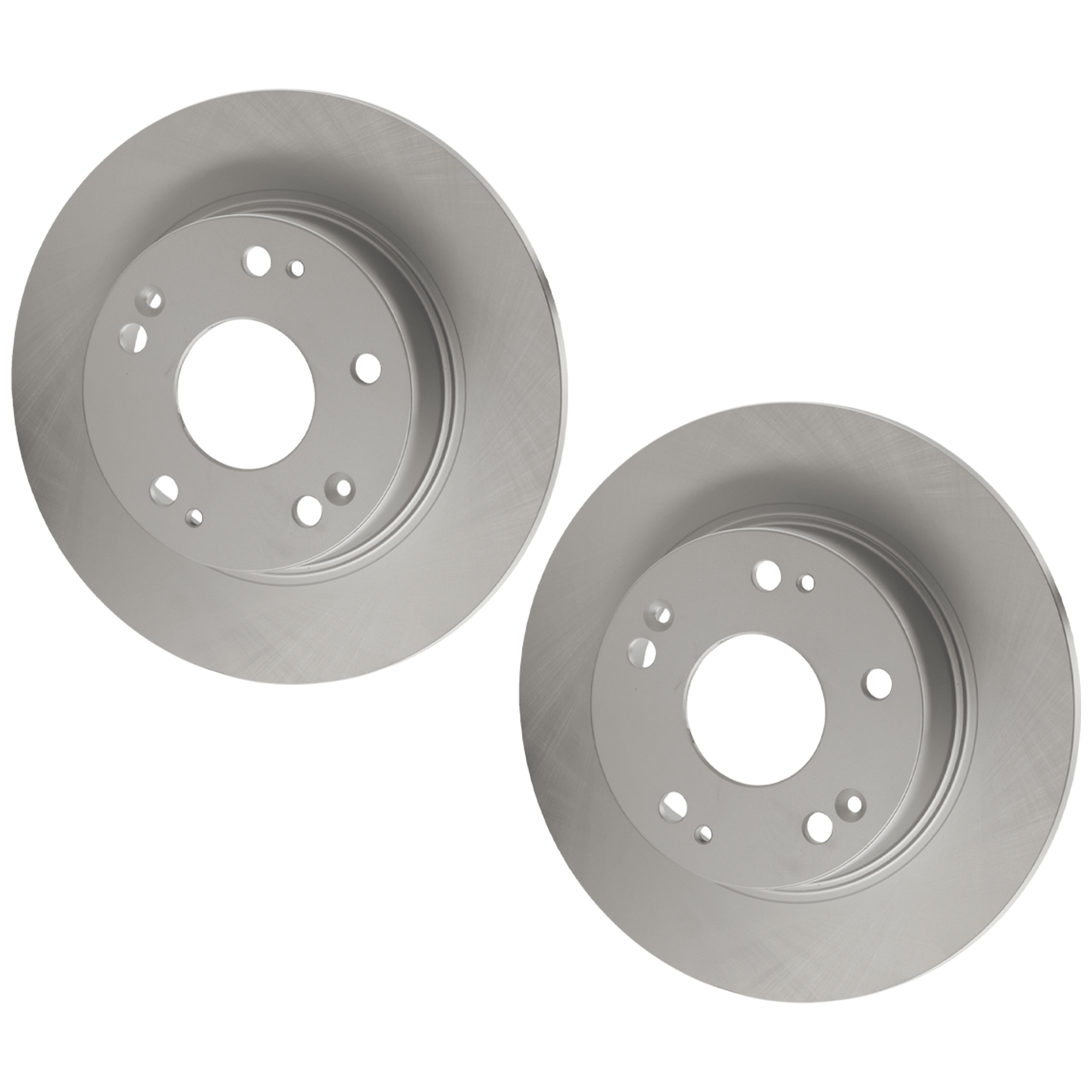 AM ACCORD 03-07 TSX 04-08 REAR BRAKE DISC RH AND LH Plain Surface G Coated Cast Iron Solid 5 Lugs SKU SET JH27110005G 2 OEM 42510SDG000 PFM