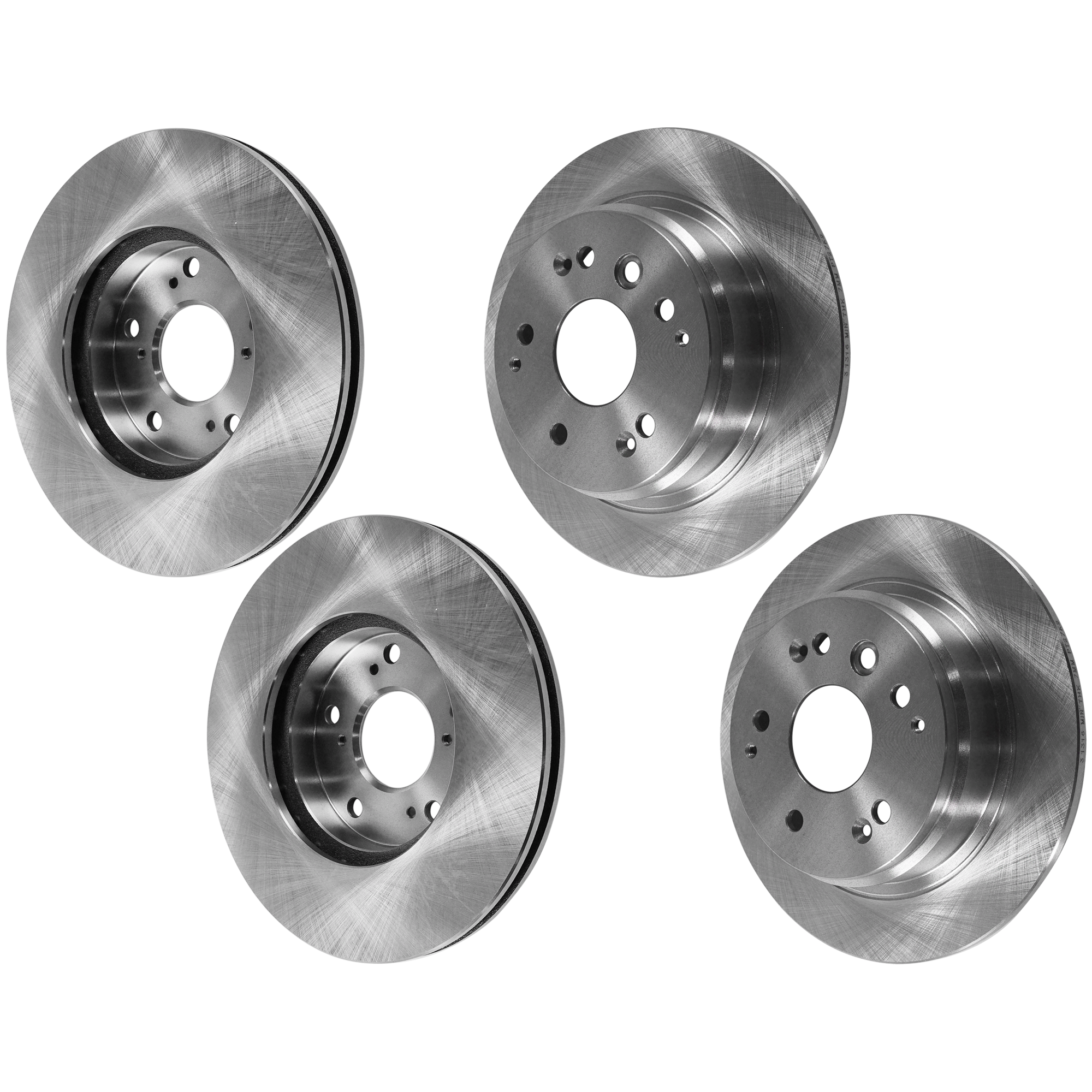 AM ELEMENT 03-11 FRONT AND REAR BRAKE DISC 4 Wheel Set SKU SET JH27110014-4 D OEM 42510SCVA00-45251S87A00