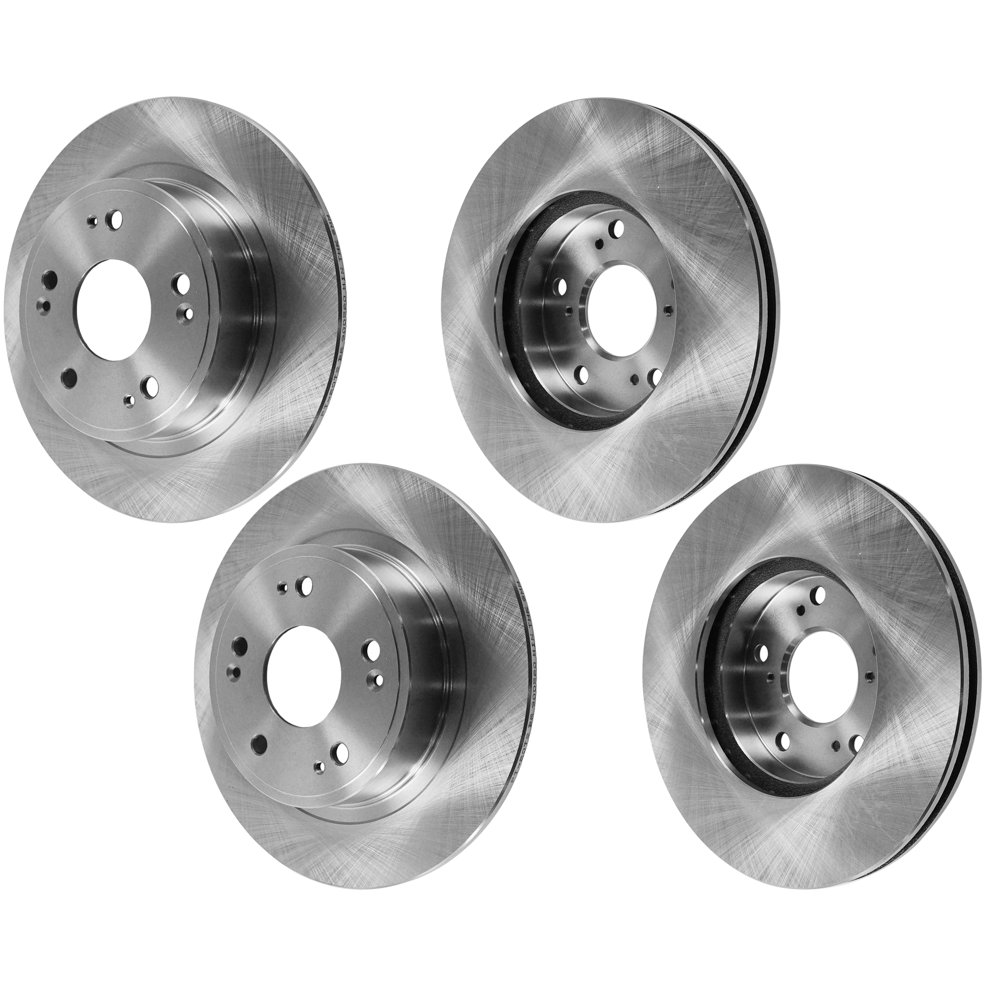 AM ACCORD 05-17 FRONT AND REAR BRAKE DISC 4 Wheel Set SKU SET JH27110014-4 E OEM 42510SFY000-42510TA0A00-42510T