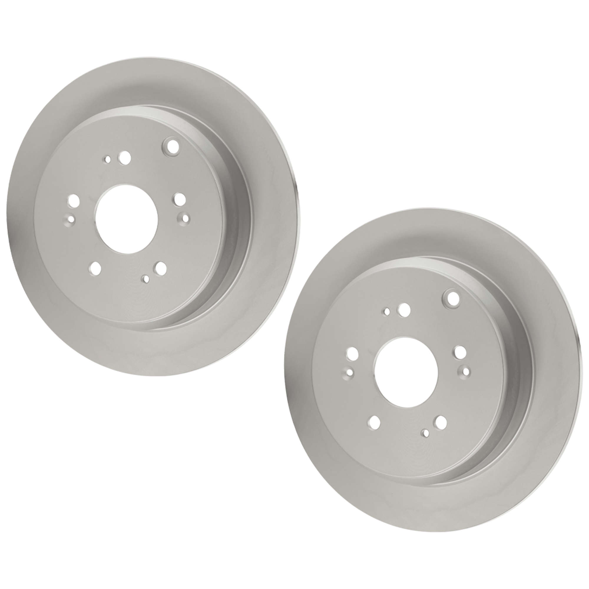 AM CR V 05-16 RDX 07-18 REAR BRAKE DISC RH AND LH Plain Surface G Coated Cast Iron Solid 5 Lugs SKU SET JH27110023G 2 OEM 42510S9AE50 PFM