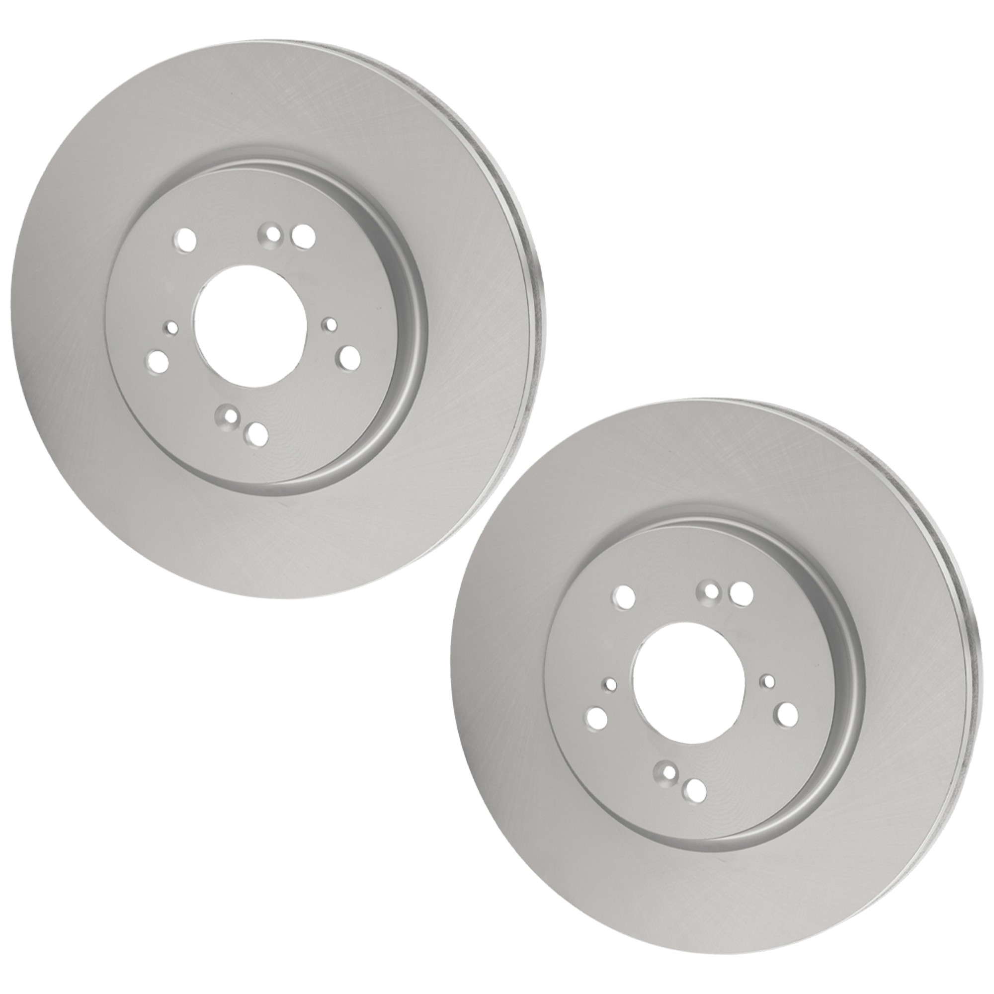 AM CR V 07-16 RDX 07-12 FRONT BRAKE DISC RH AND LH Plain Surface G Coated Cast Iron Vented 5 Lugs SKU SET JH27110024G 2 OEM 45251STKA00 PFM