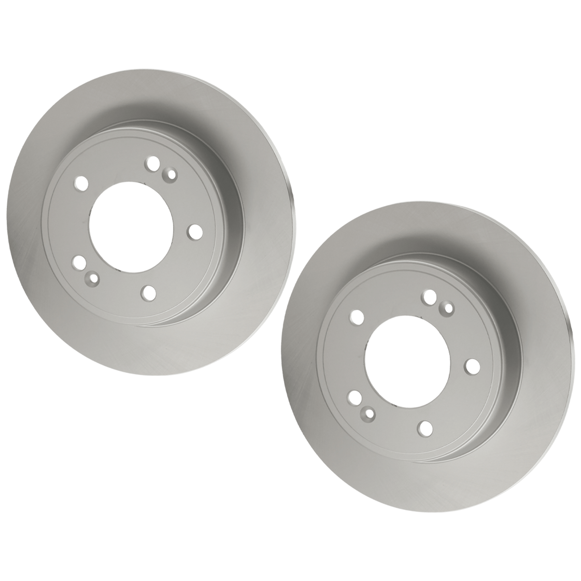 AM ELANTRA 11-20 SOUL 14-22 REAR BRAKE DISC RH AND LH Plain Surface G Coated Cast Iron Solid 5 Lugs SKU SET JH27110031G 2 OEM 584113X300 PFM