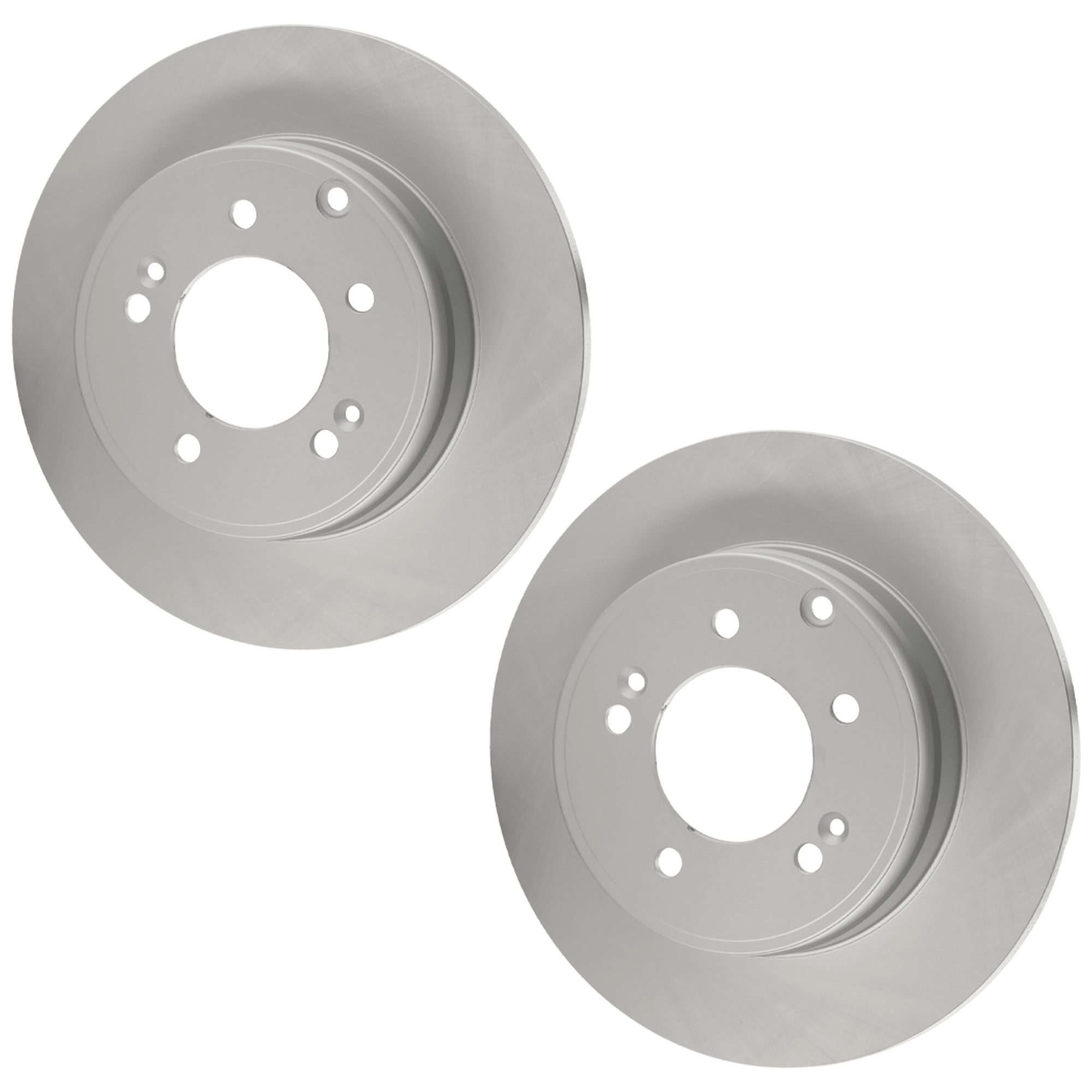 AM SONATA 05-19 OPTIMA 11-20 REAR BRAKE DISC RH AND LH Plain Surface G Coated Cast Iron Solid 5 Lugs SKU SET JH27110071G 2 OEM 584110A100 PFM