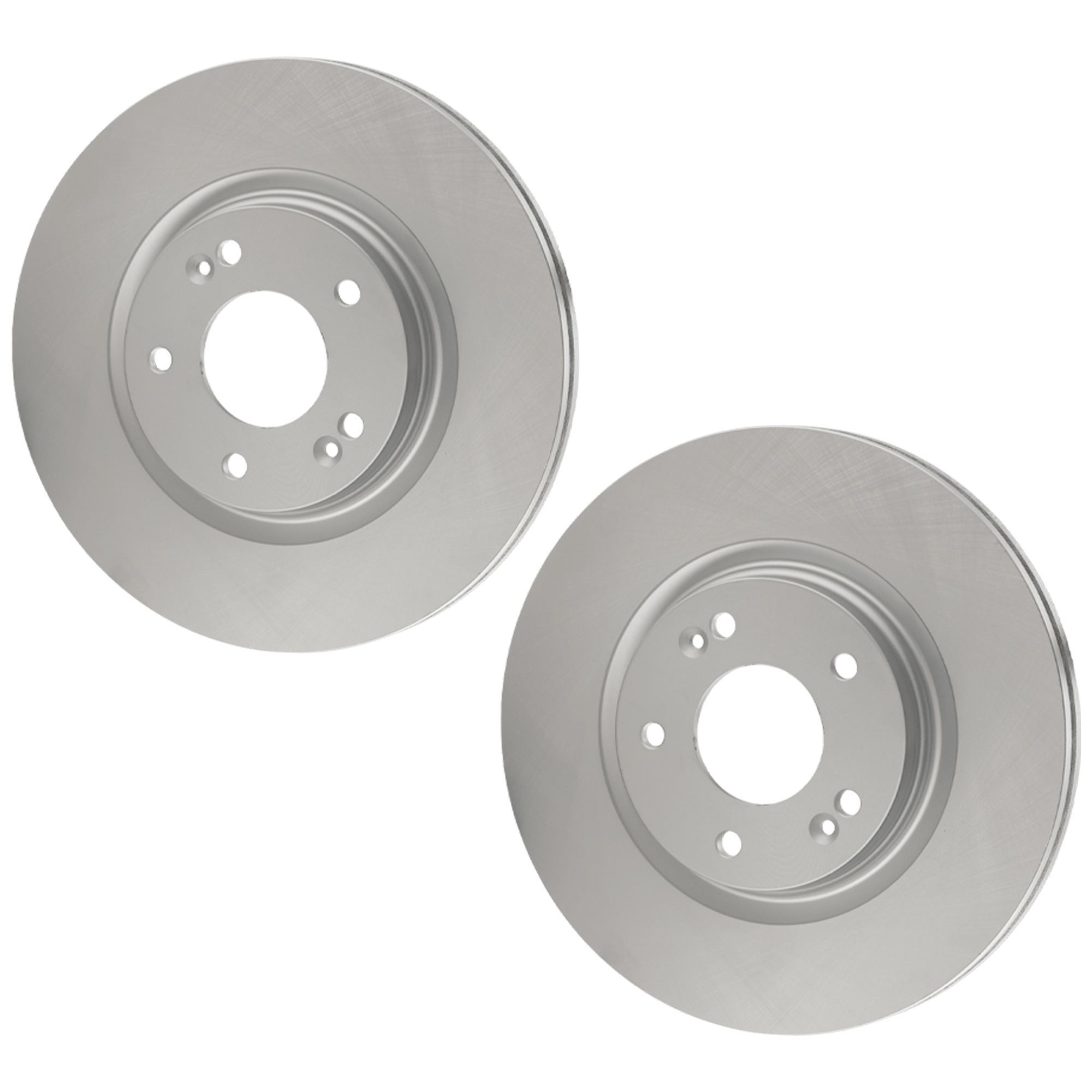 AM SONATA 15-19 VELOSTER 19-21 FRONT BRAKE DISC RH AND LH Plain Surface G Coated Cast Iron Vented 5 Lugs SKU SET JH27110072G 2 OEM 51712C2000 PFM