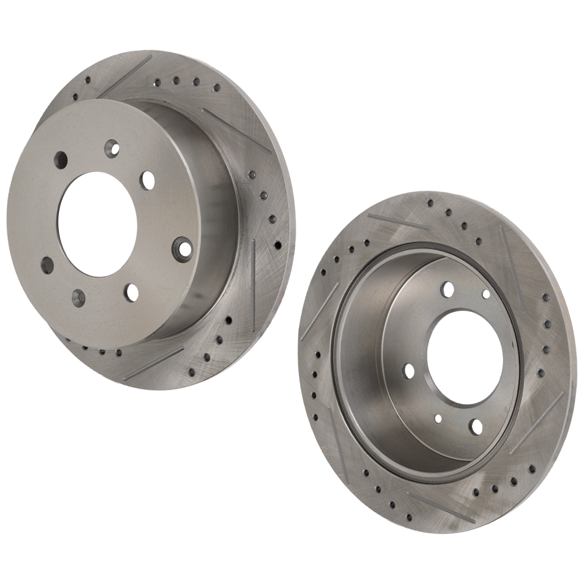 AM SONATA 99-05 OPTIMA 01-06 REAR BRAKE DISC RH AND LH Drilled and Slotted SKU SET JH27110073DRS2 OEM 31333-48880054-60003011-31333G