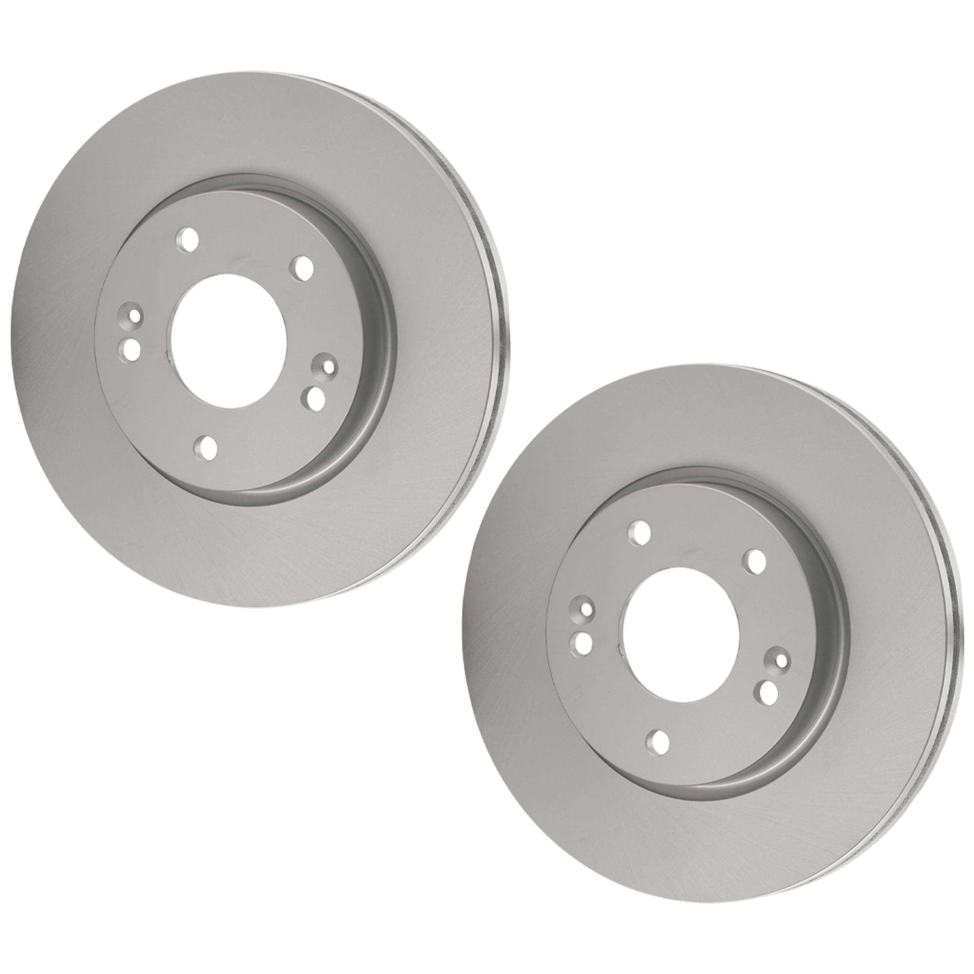 AM TIBURON 03-08 SOUL 12-13 FRONT BRAKE DISC RH AND LH Plain Surface G Coated Cast Iron Vented 5 Lugs SKU SET JH27110074G 2 OEM 517122G000 PFM