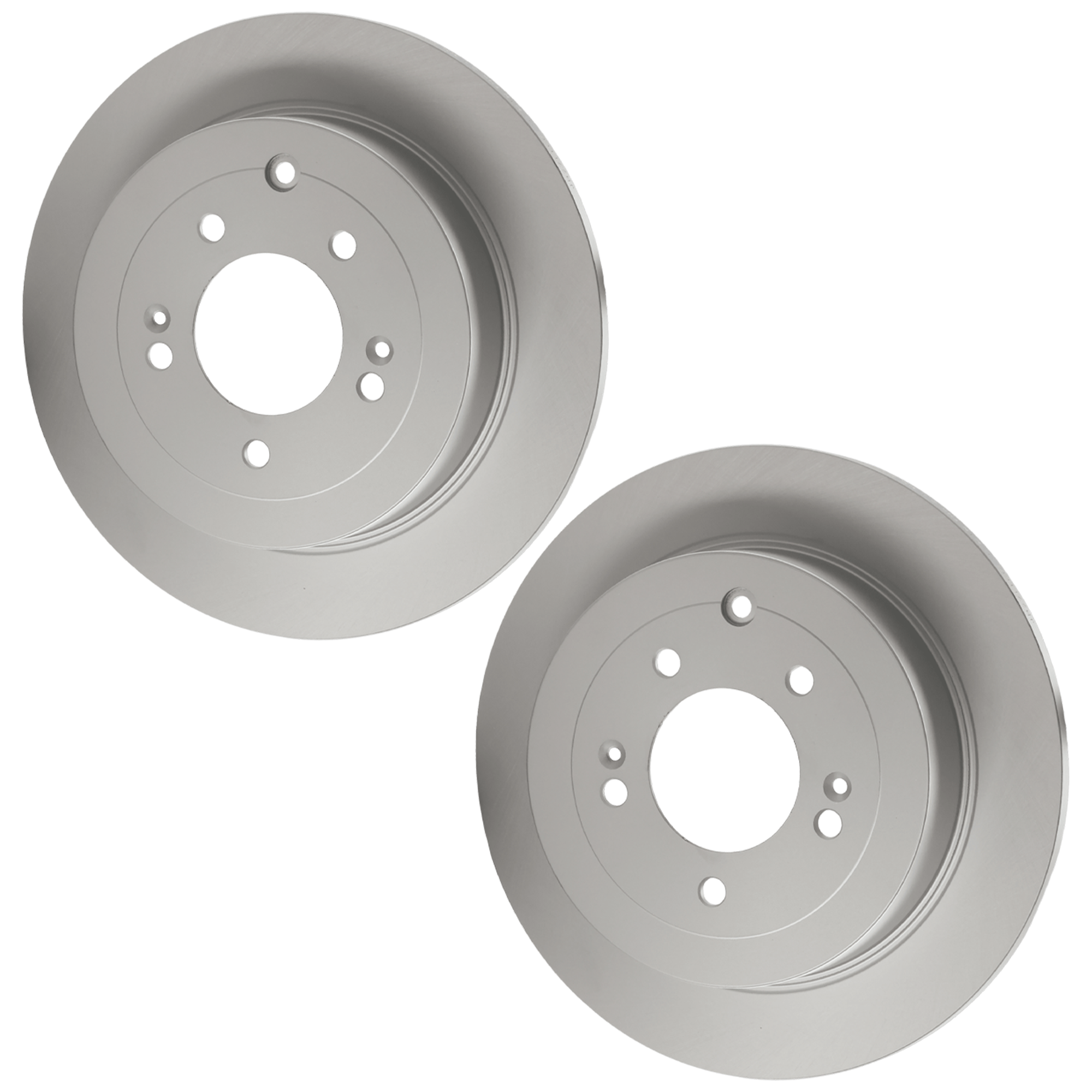 AM TUCSON 16-21 SPORTAGE 17-20 REAR BRAKE DISC RH AND LH Plain Surface G Coated Cast Iron Solid 5 Lugs SKU SET JH27110077G 2 OEM 58411D3000 PFM