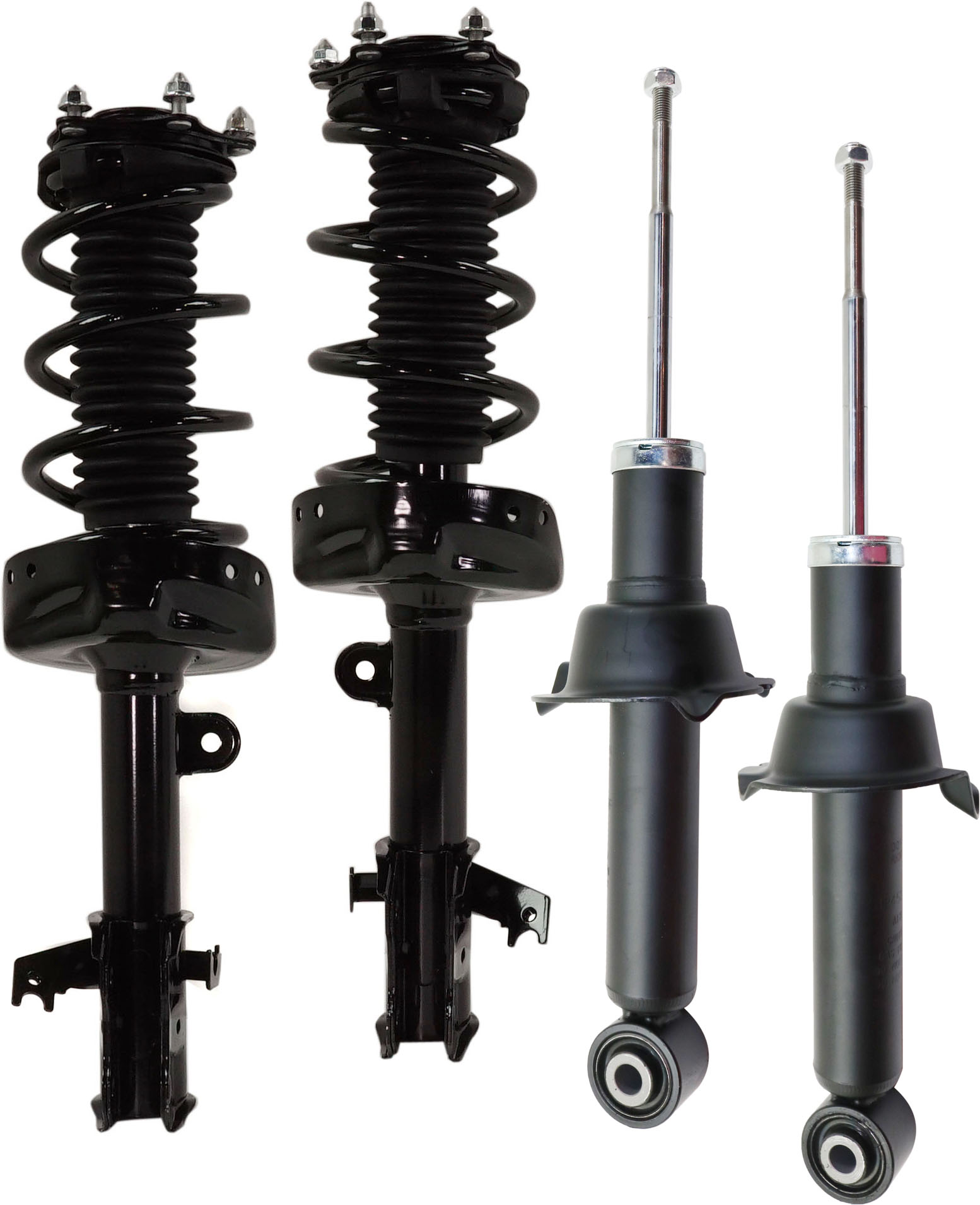 AM CR V 12-14 FRONT AND REAR SHOCK AND FULLY LOADED STRUT RH AND LH Gas Charged Twin tube Set of 4 SKU SET JH28050001-4 B OEM 51621T0GA91-51606SXSA21 PF11