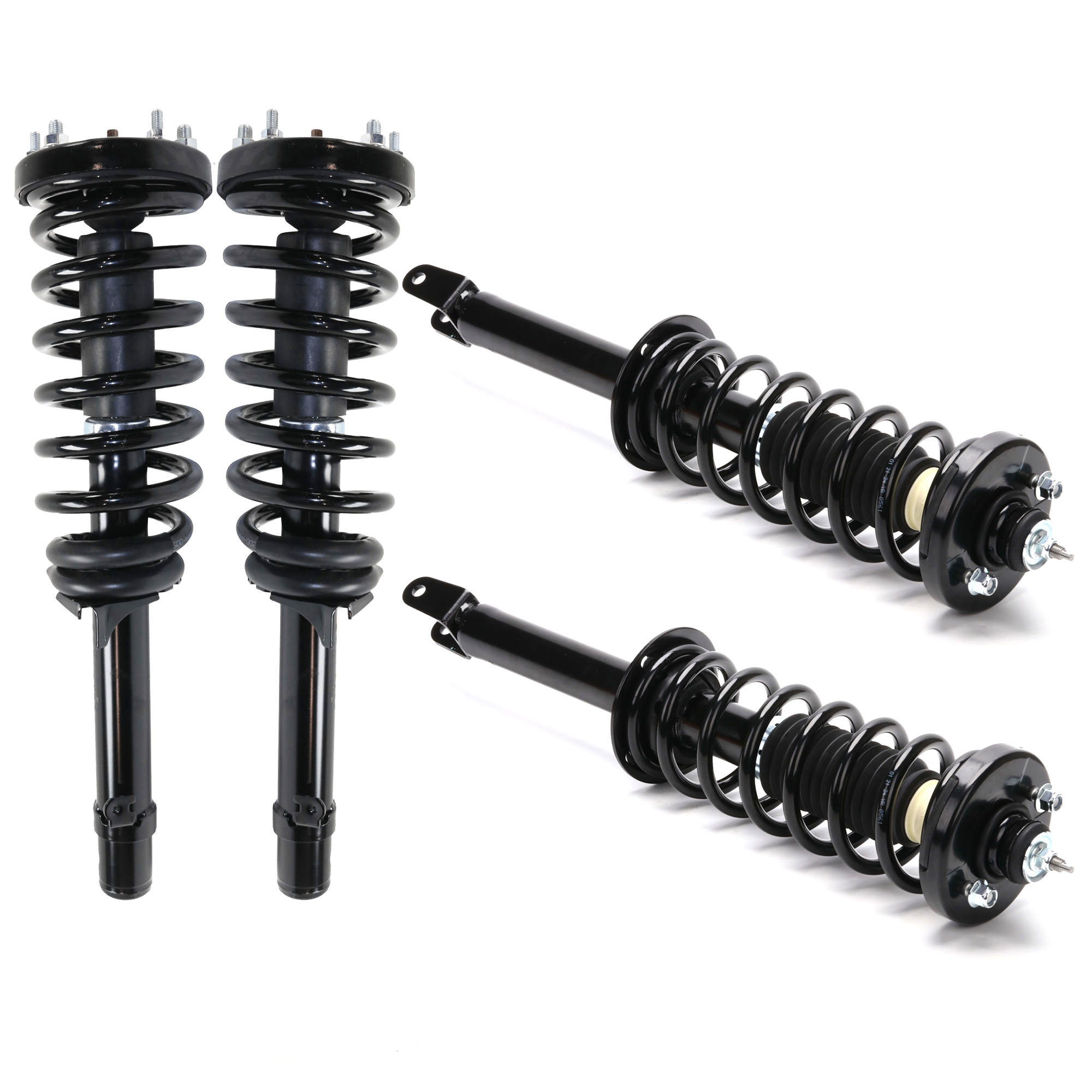 AM ACCORD 08-12 FRONT AND REAR FULLY LOADED STRUT RH AND LH Gas Charged Twin tube Set of 4 SKU SET JH28050011-4 OEM 11235-172562L 2701524608-13357