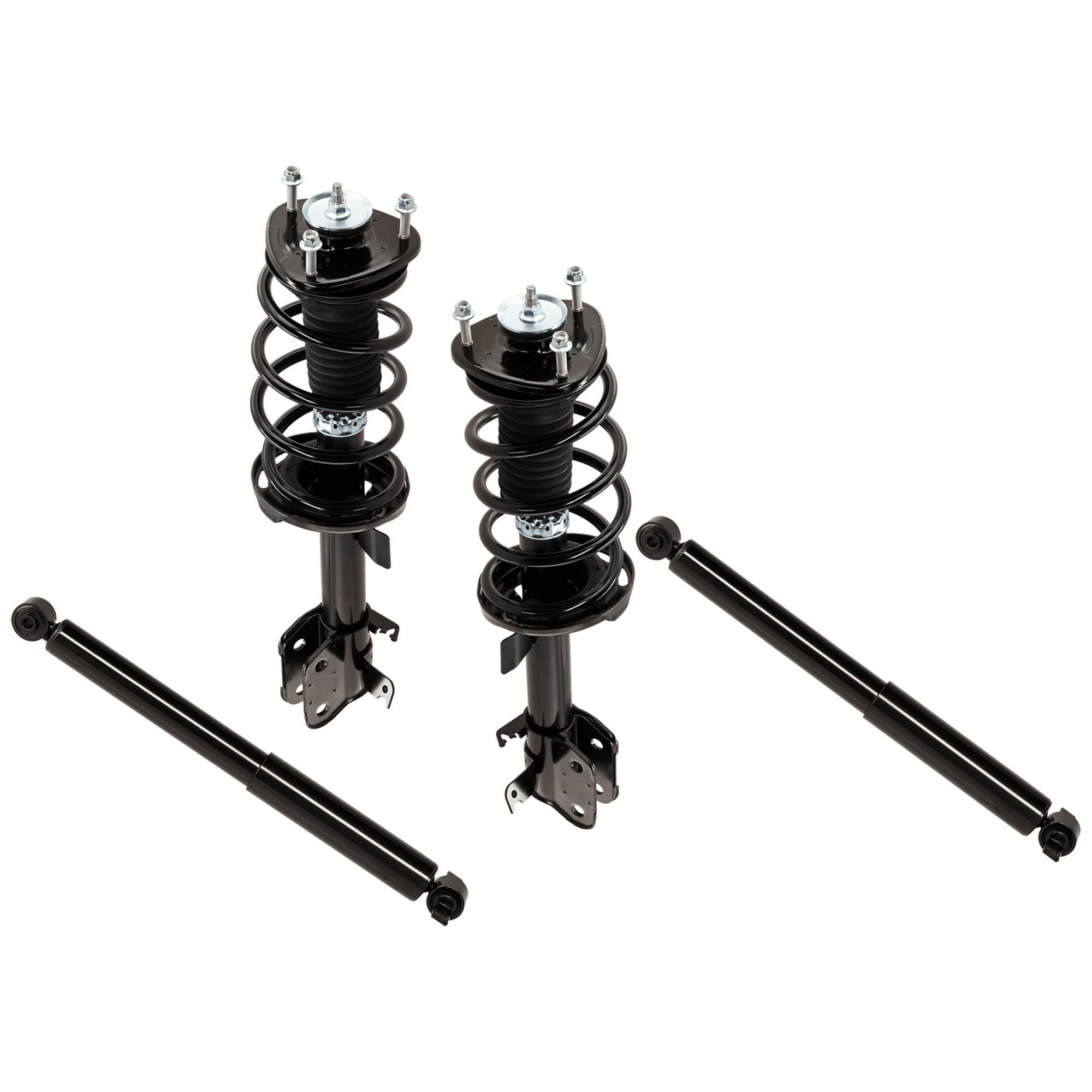 AM ODYSSEY 11-12 FRONT AND REAR SHOCK ABSORBER AND STRUT ASSEMBLY RH AND LH Gas Charged Twin tube Set of 4 SKU SET JH28050031 A OEM 51601TK8A67-51602TK8A66-51602T