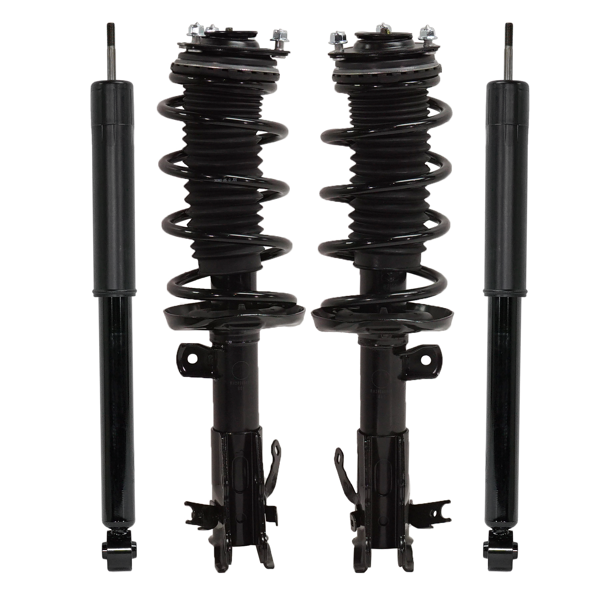 AM CIVIC 13-13 FRONT AND REAR SHOCK AND FULLY LOADED STRUT RH AND LH Gas Charged Twin tube SKU SET JH28050061-4 OEM 51621TS8A02 SR4268-1333534L 27