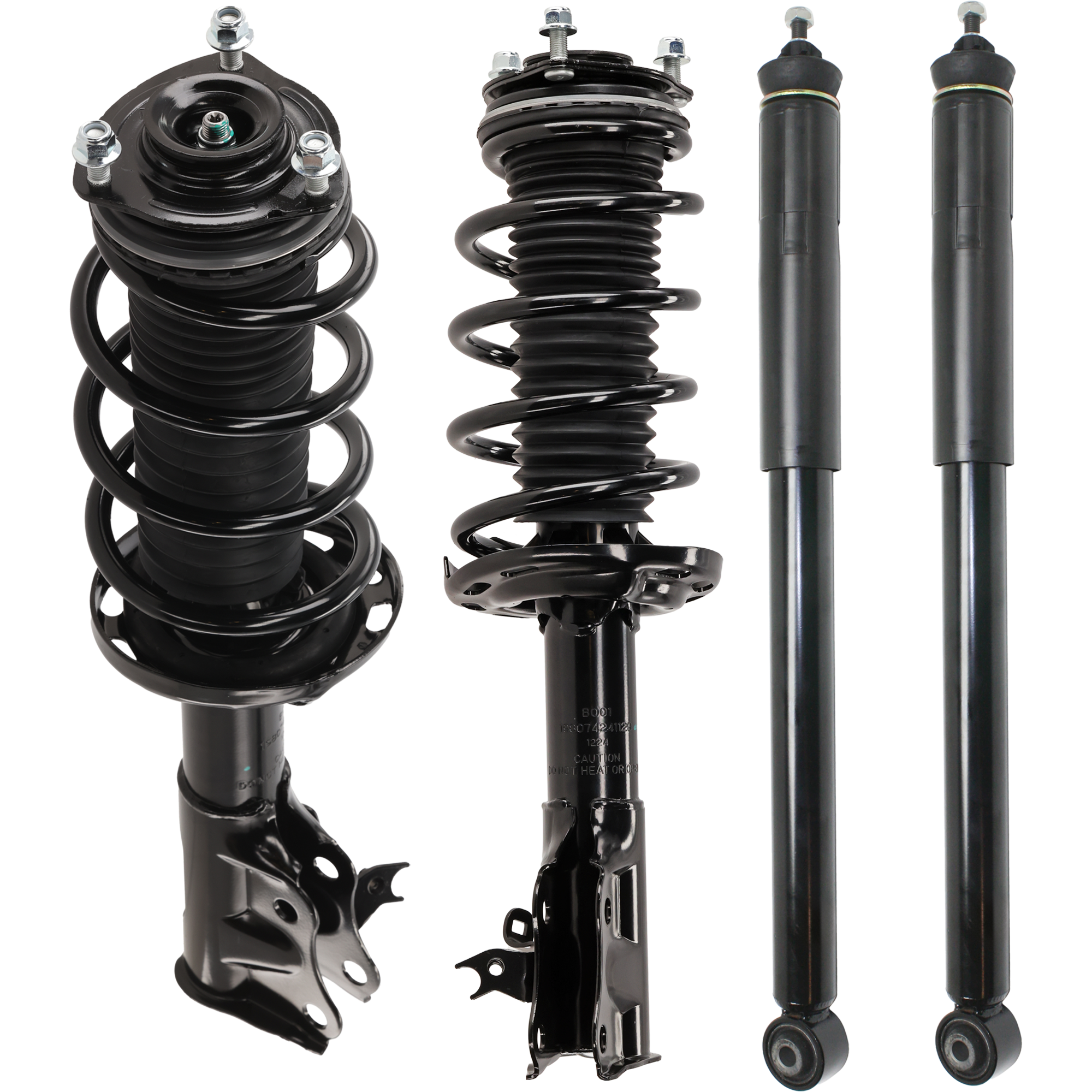 AM CIVIC CSX 06-11 FRONT AND REAR SHOCK AND FULLY LOADED STRUT RH AND LH Set of 4 SKU SET JH28050065-4 OEM 51605SNAA03-51605SNAA13-714142