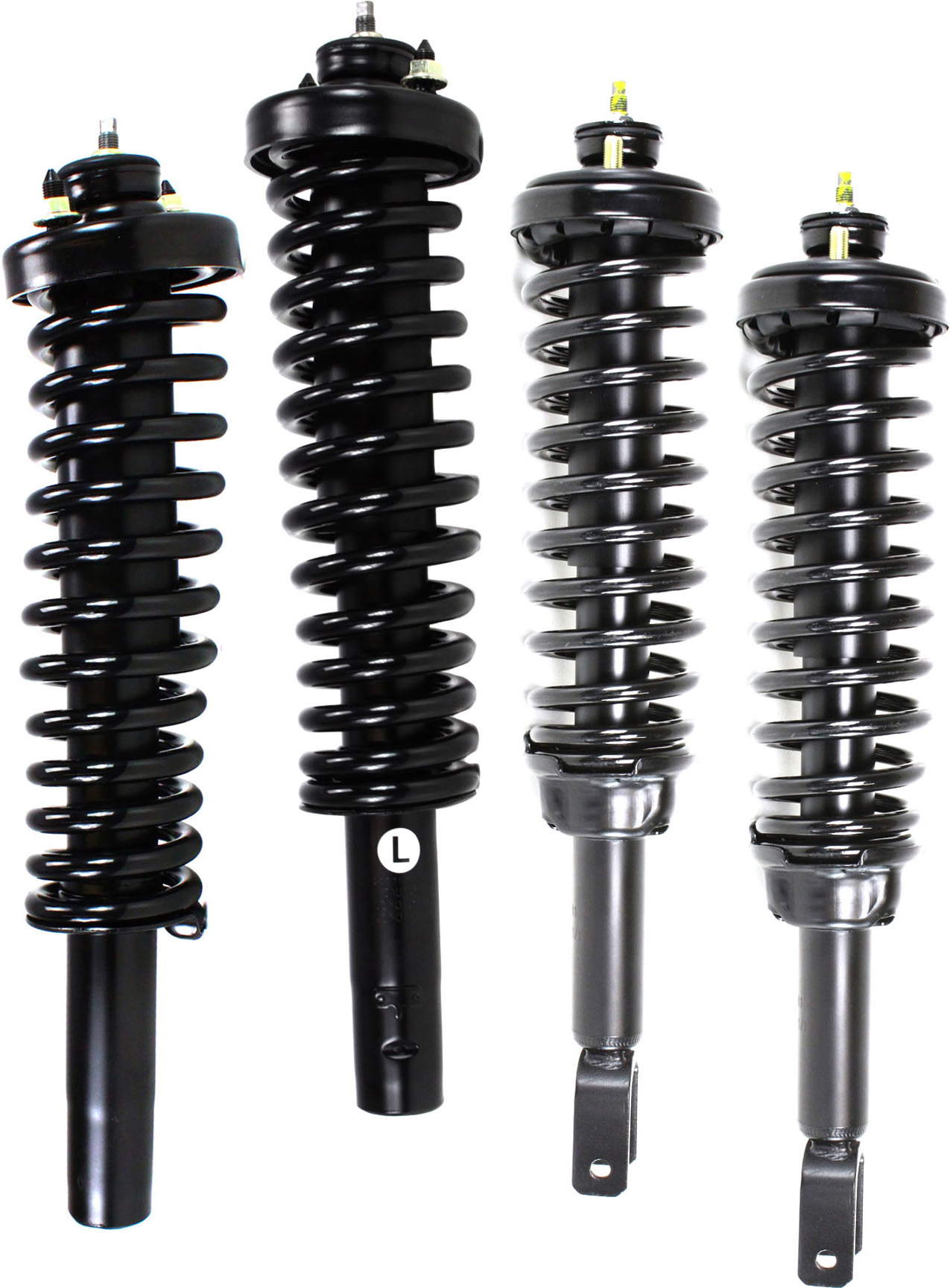 AM CIVIC 96-00 FRONT AND REAR FULLY LOADED STRUT RH AND LH Gas Charged Twin tube Set of 4 SKU SET JH280507-4 OEM 51601S01A51-51602S01A51-52611S